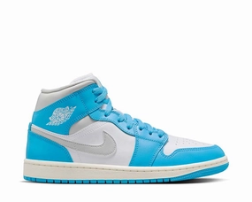 Water-Resistant Special edition collaboration Air Jordan 1 Mid W "Powder Blue" Limited-time flash sale