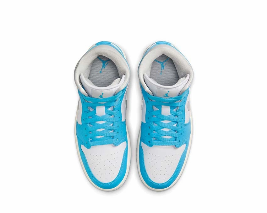 Travel Ready Air Jordan 1 Mid W "Powder Blue" Effortless Elegance