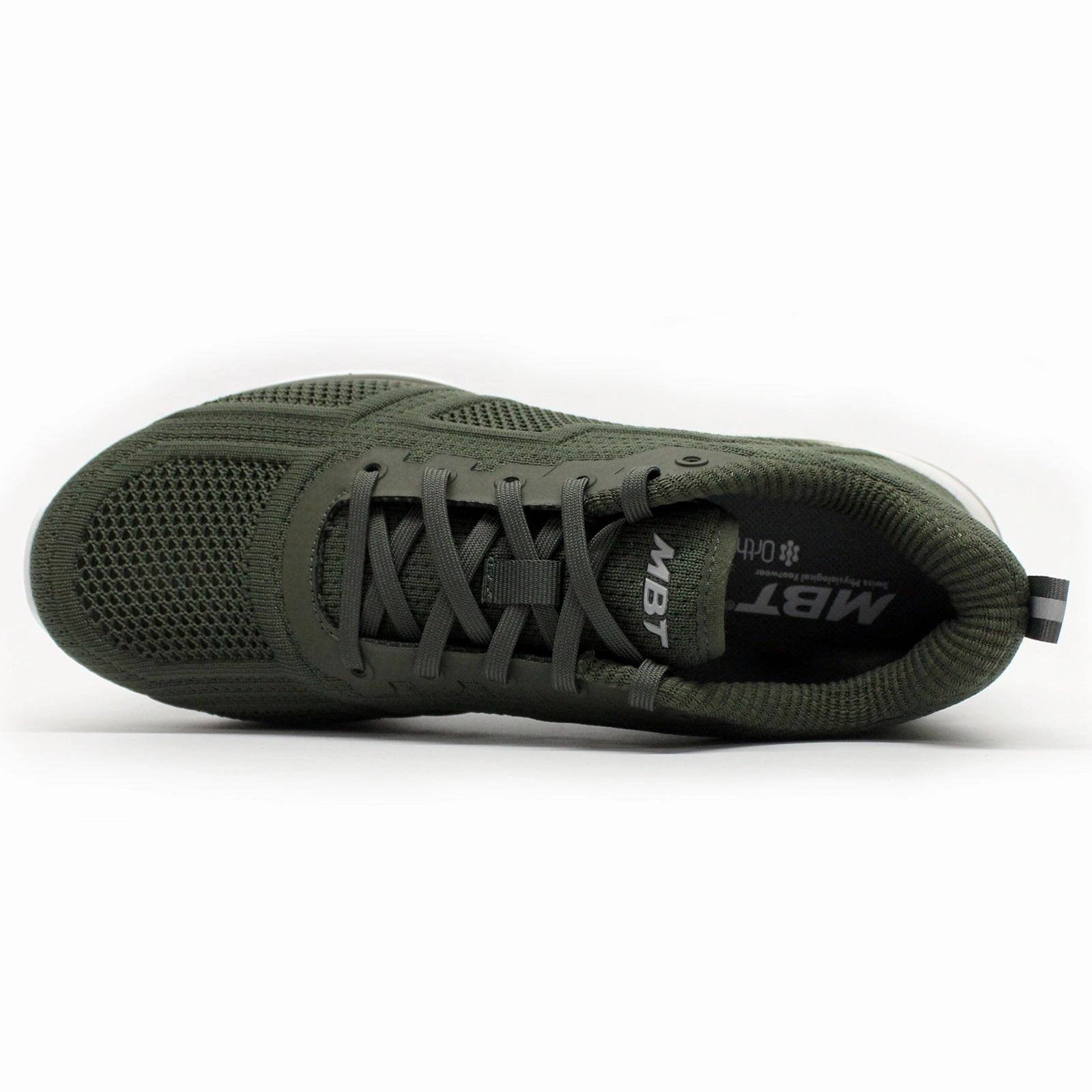 Metallic MBT Wave III Textile Synthetic Women's Low Top Army Green Trainers