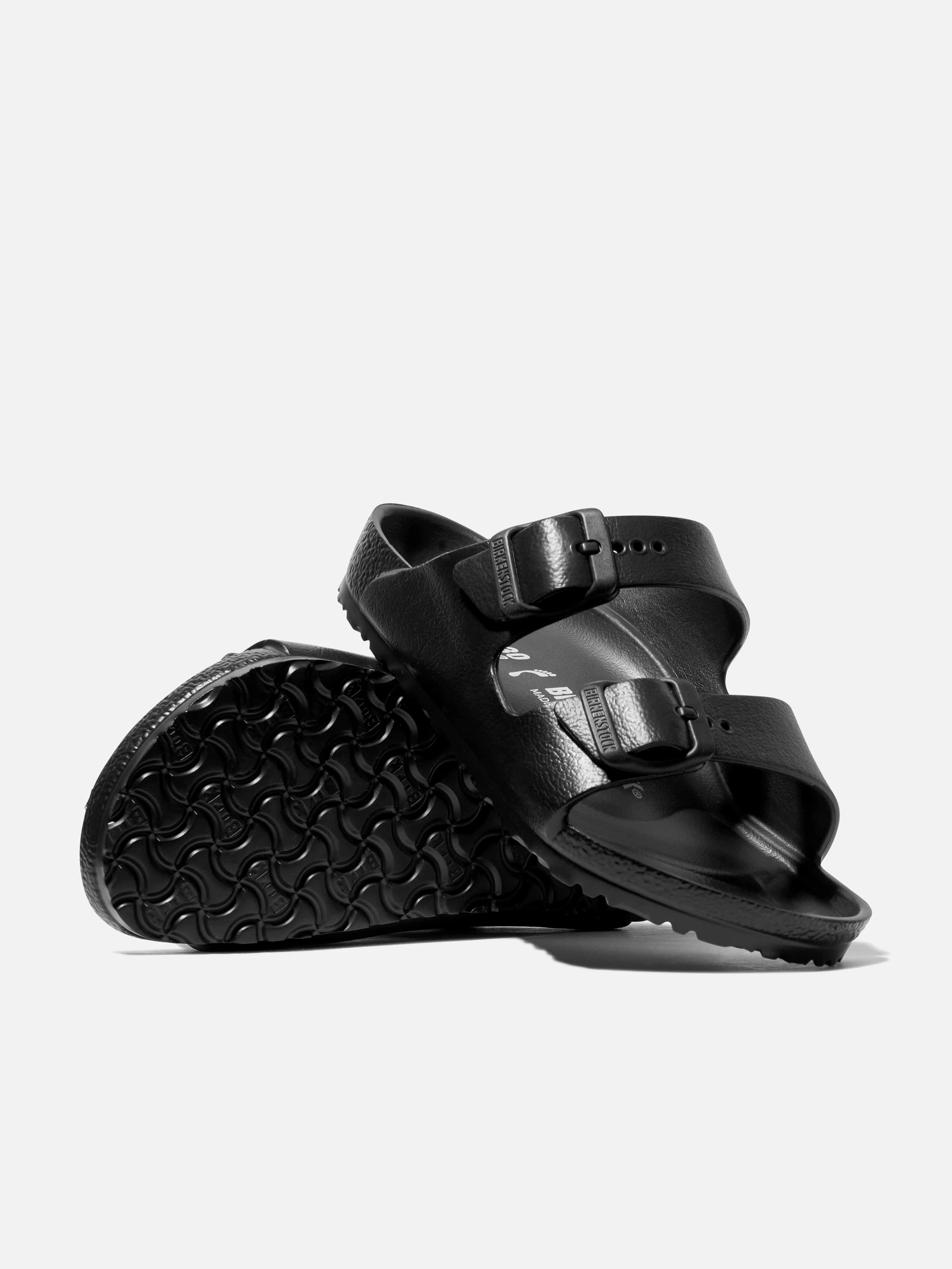 Get It Today BIRKENSTOCK Kids Arizona Eva Sandals in Black Fold-Over Flap
