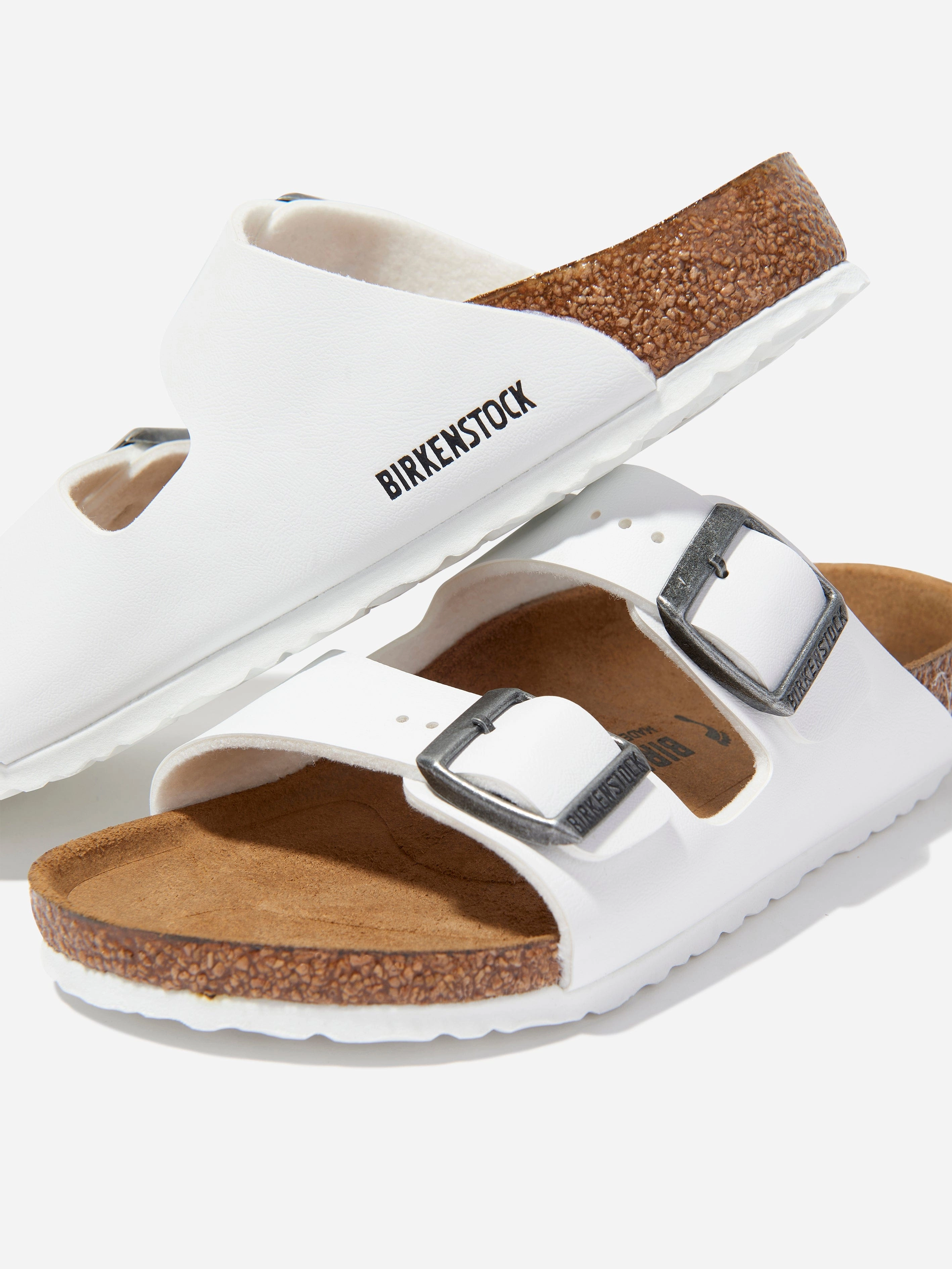 Claim Your Style BIRKENSTOCK Kids Arizona Sandals in White