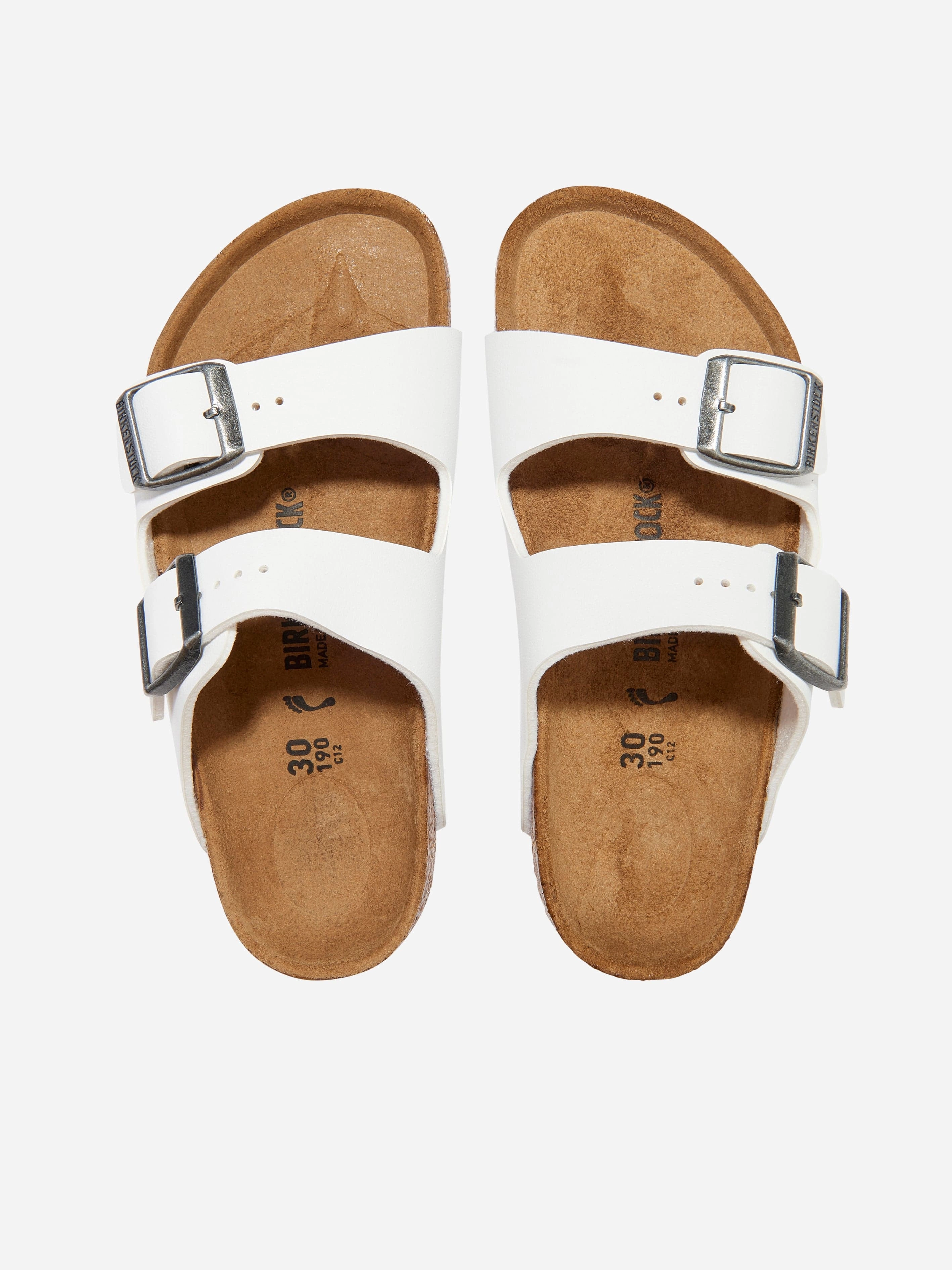 Outdoor Essential BIRKENSTOCK Kids Arizona Sandals in White Versatile Everyday Style