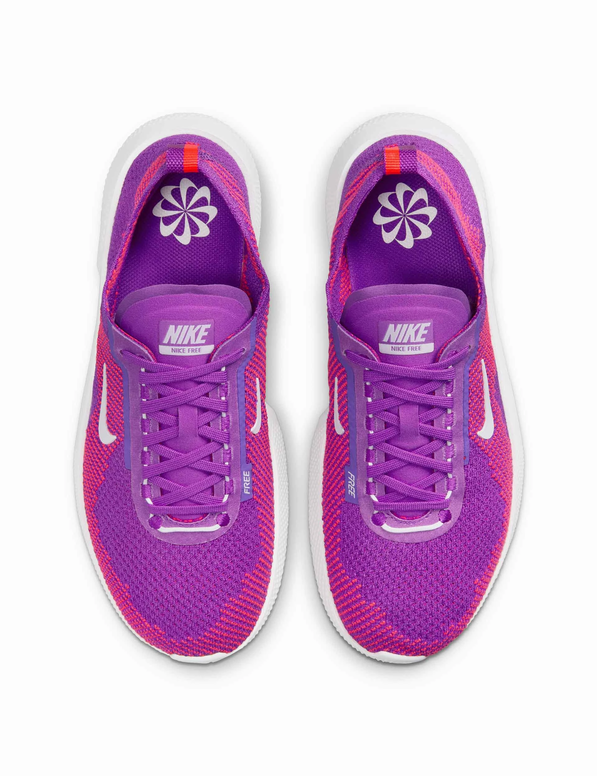 Anti-Slip Grip Free 2025 Shoes - Vivid Purple/White/Bright Crimson Smooth Finish