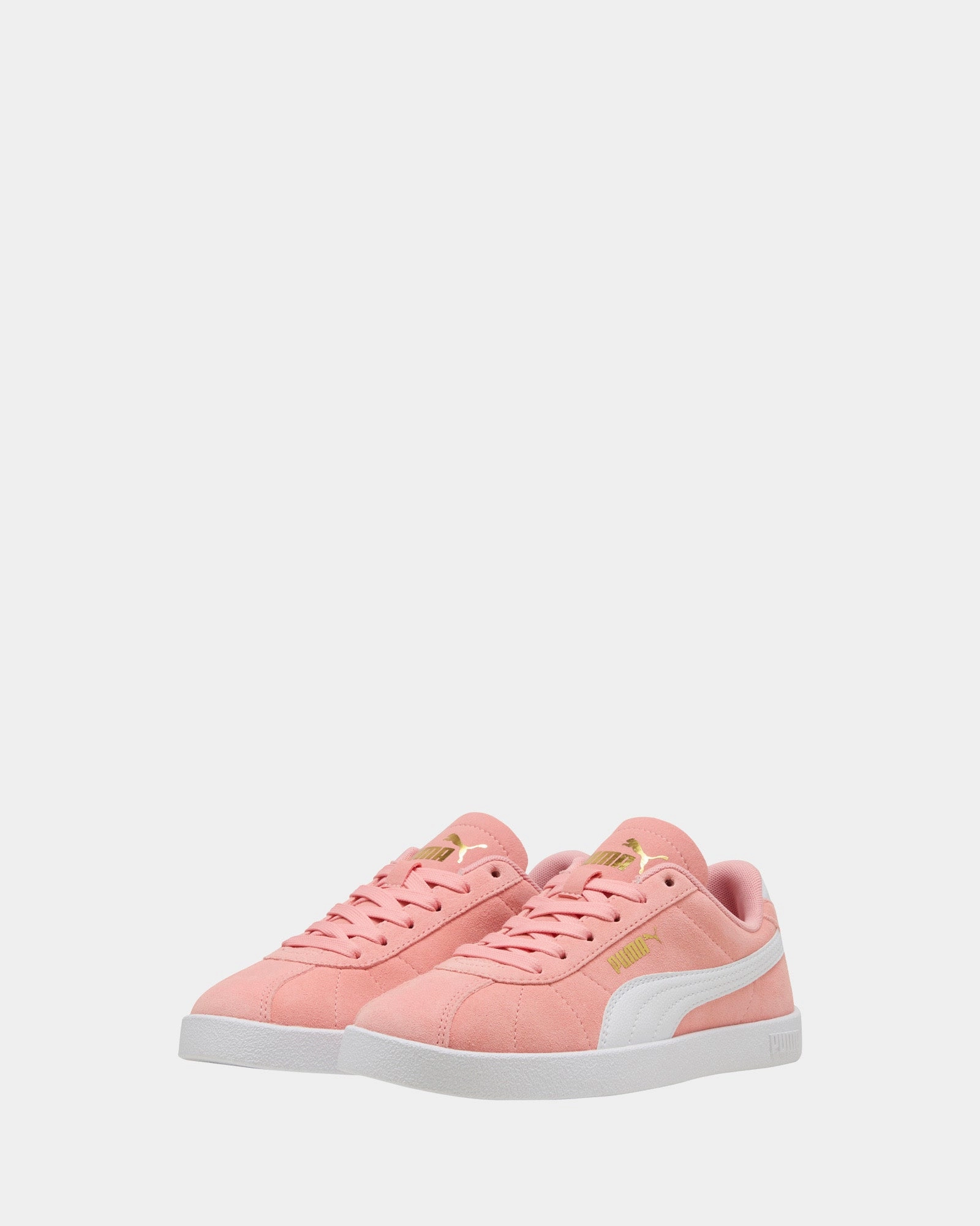Puma Club Ii Jnr G Pink/White Built For The Wild