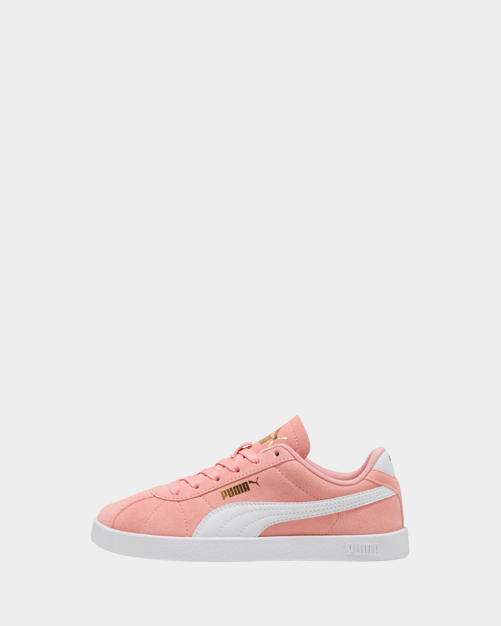 Fits Every Occasion Puma Club Ii Jnr G Pink/White Stay Comfortable All Day