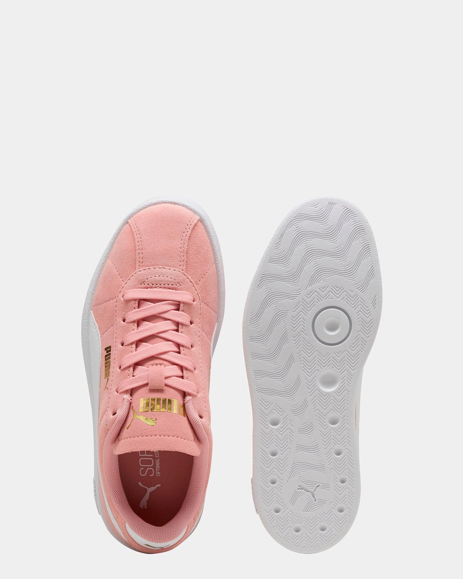 Oversized, High Performance, Popular Choice Puma Club Ii Jnr G Pink/White