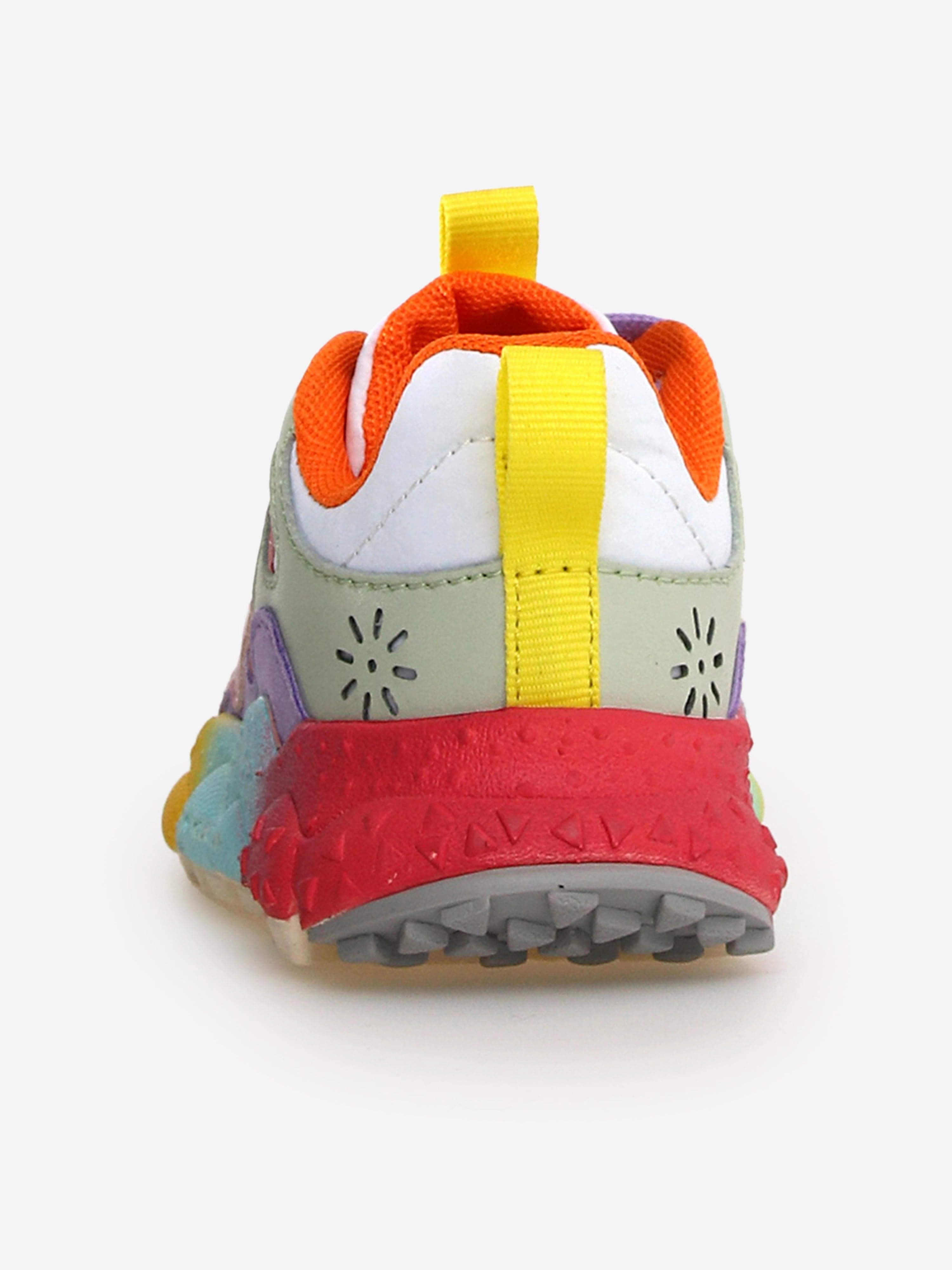 Minimalist Flower Mountain Kids Saburo Trainers in Multicolour