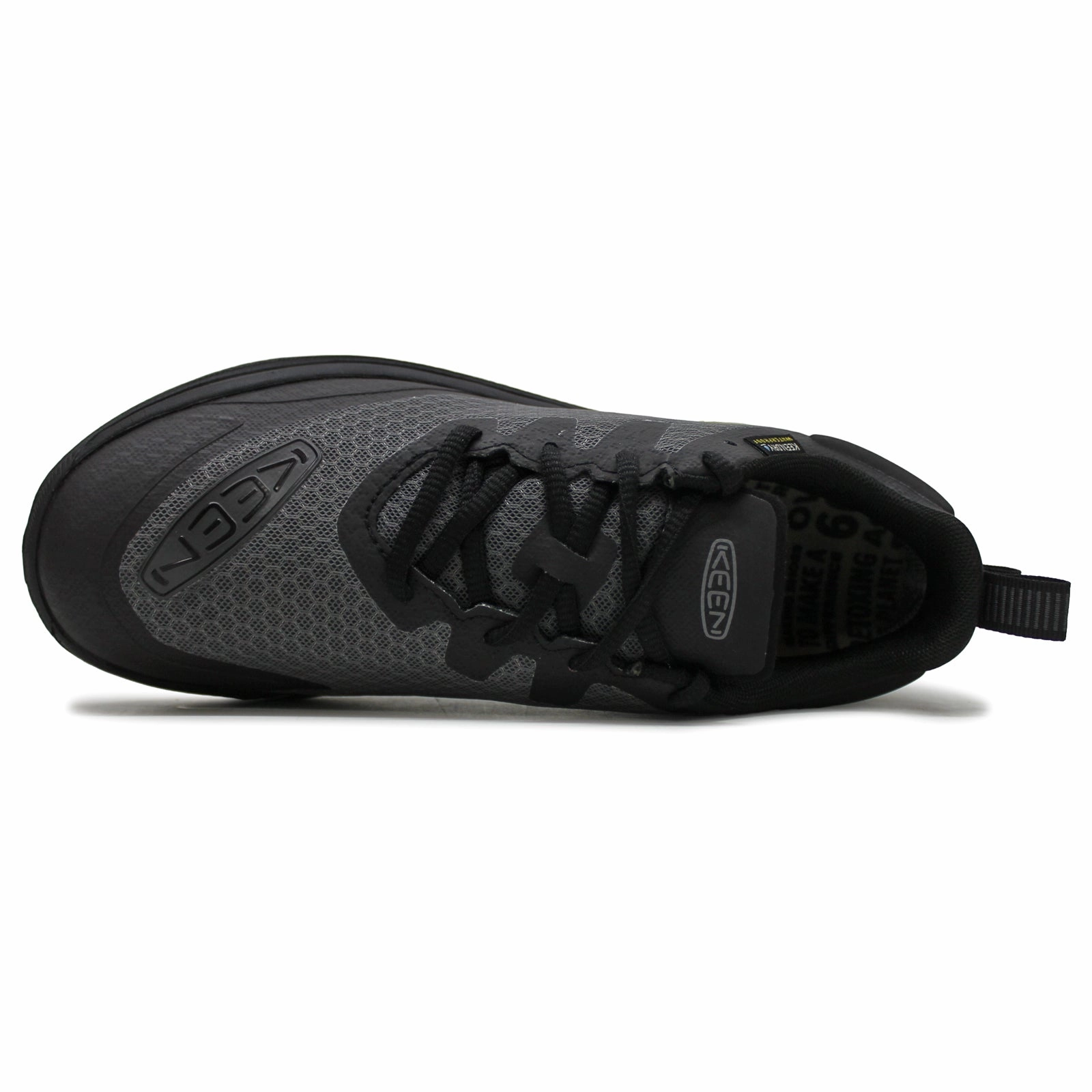 Keen WK400 WP Textile Synthetic Women's Comfort Triple Black Trainers Metallic Silver Clutch Purse, Fits Any Lifestyle