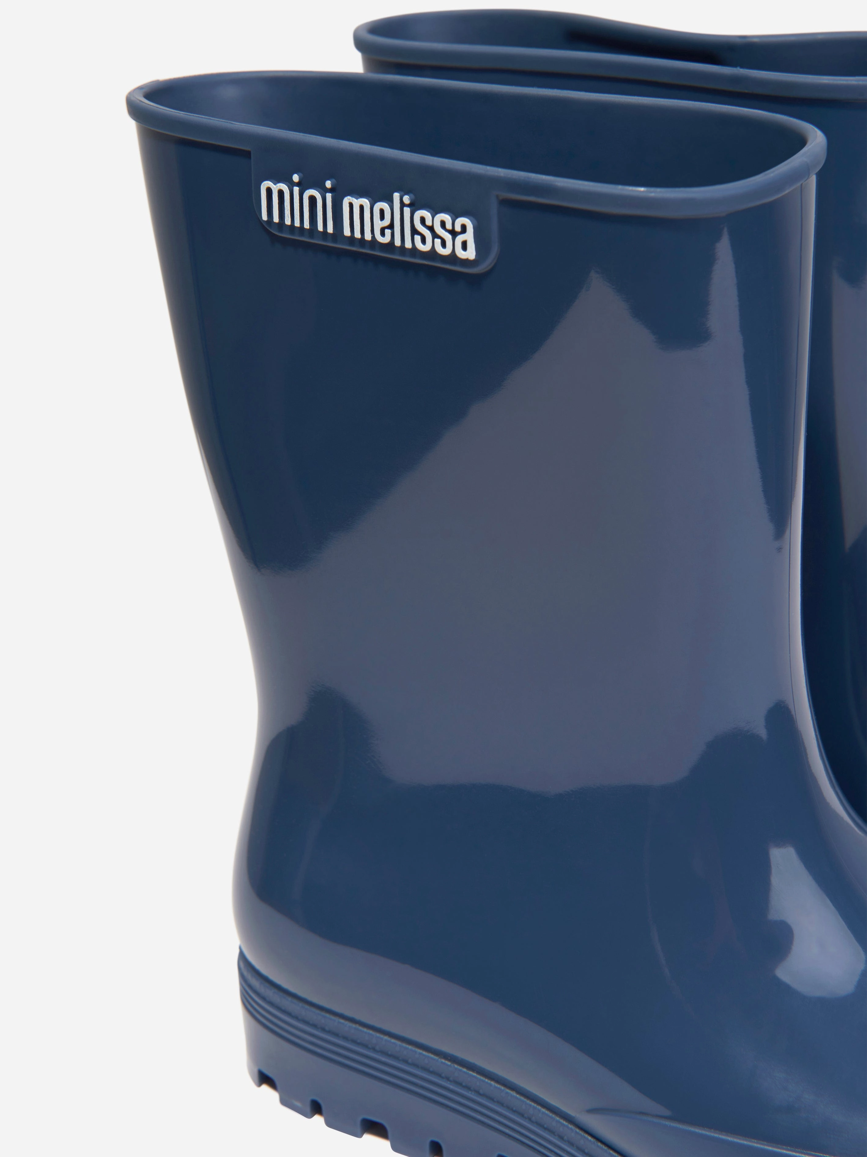 Click. Shop. Done., Best Price Online, Claim Your Style Mini Melissa Girls Welly Boots in Navy