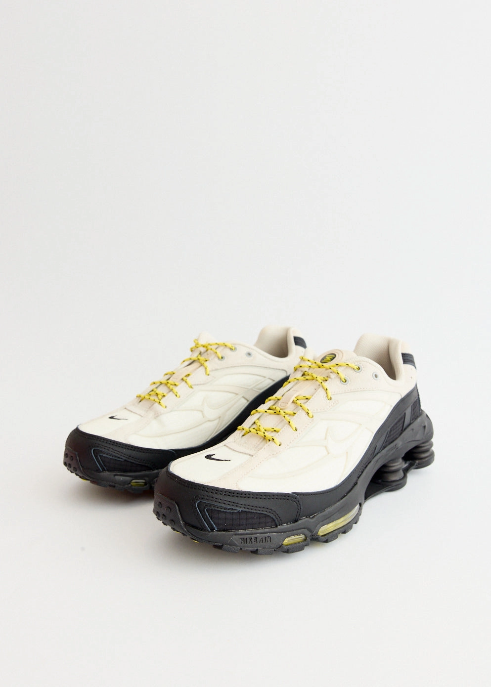 Zipper Closure, Advanced Features, Chain Strap Shox Ride 2 'Black Sail' Sneakers