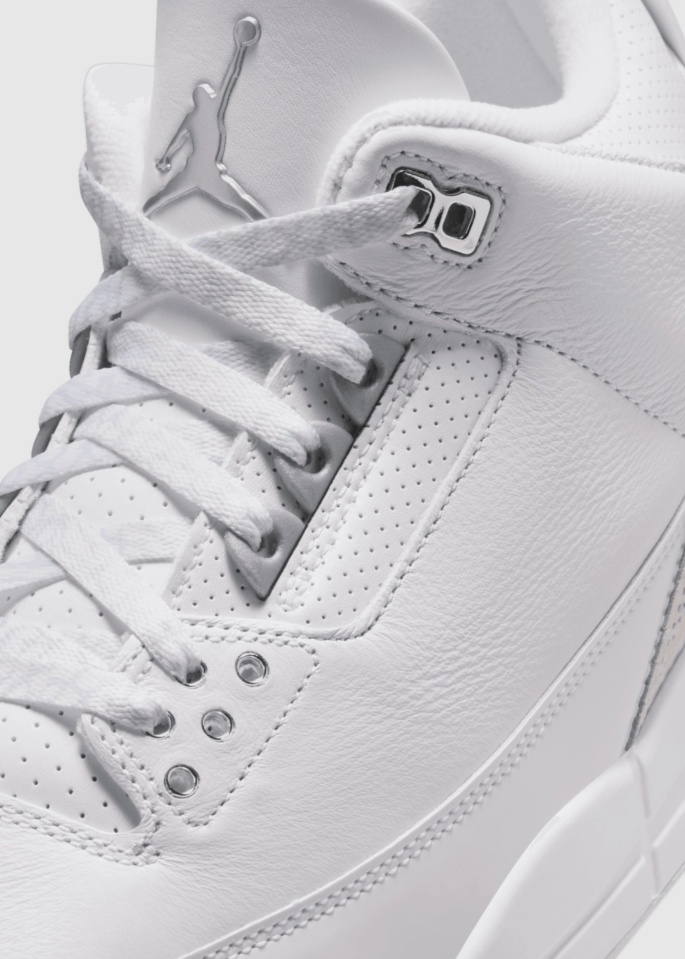 Seamless Style Air Jordan 3 Retro 'Pure Money' Sneakers Detachable Strap