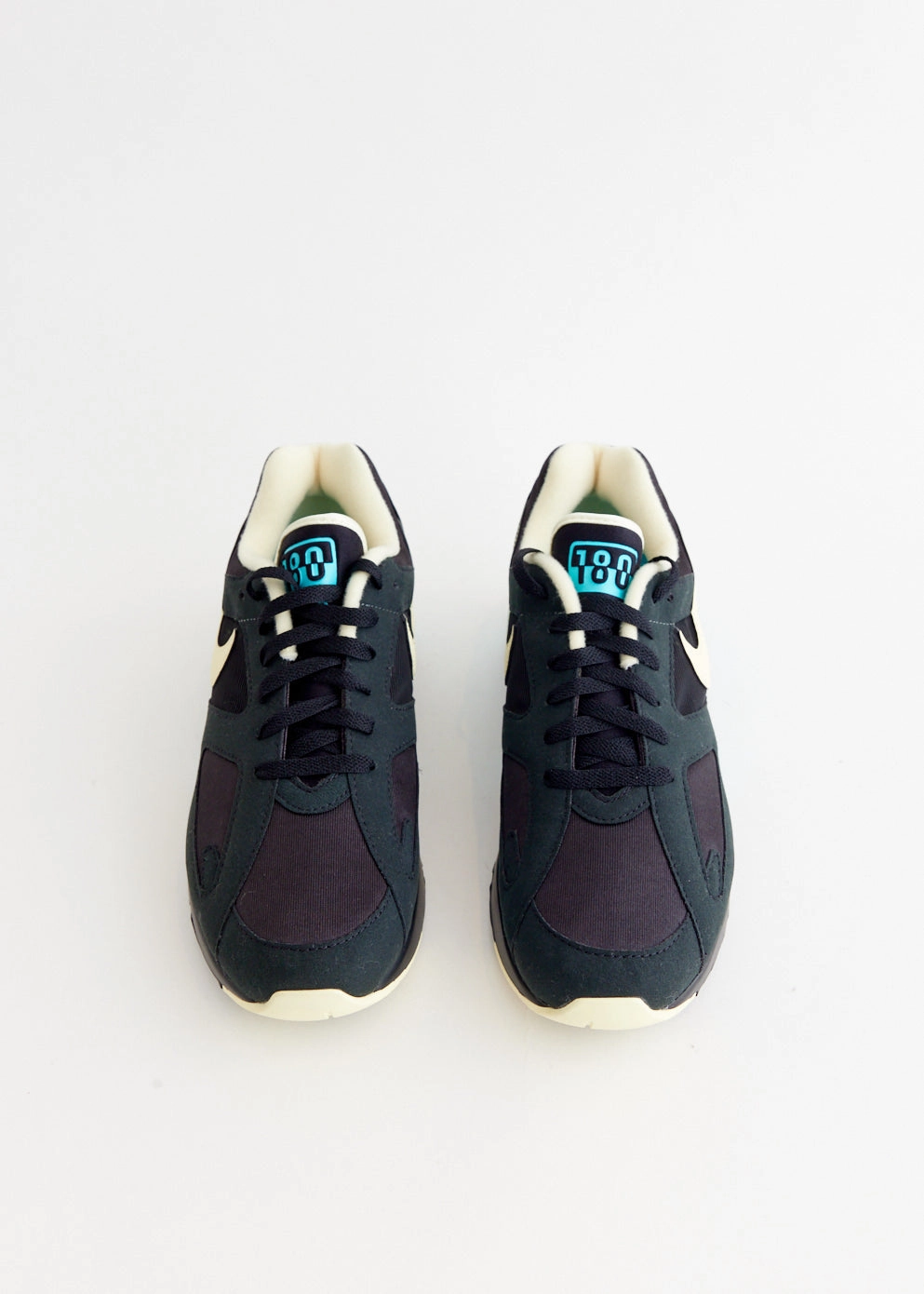 Air Max 180 'Black Dusty Cactus' Sneakers Raffia, Water Bottle Pocket, Canvas