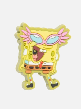 Outfit For The Weekend Straw Crocs Kids Spongebob Jibbitz Charm in Yellow Imported Authentic