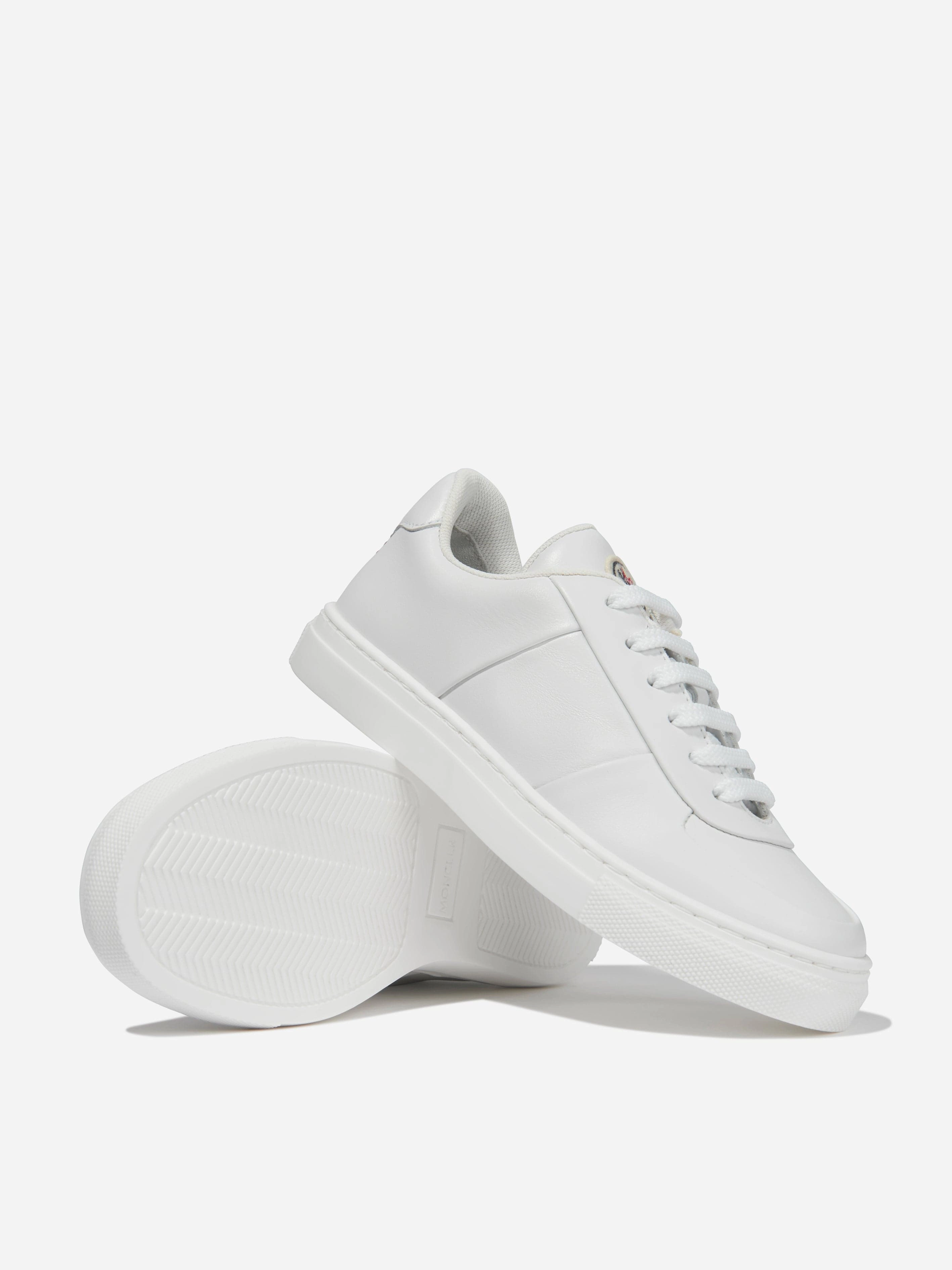 Seamless Style Moncler Enfant Kids Leather Petit Neue York Low Top Trainers