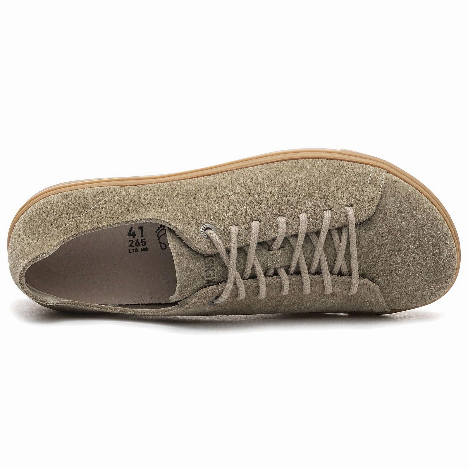 Birkenstock Bend Low Decon Nubuck Leather Unisex Comfort Gray Taupe Trainers Vintage