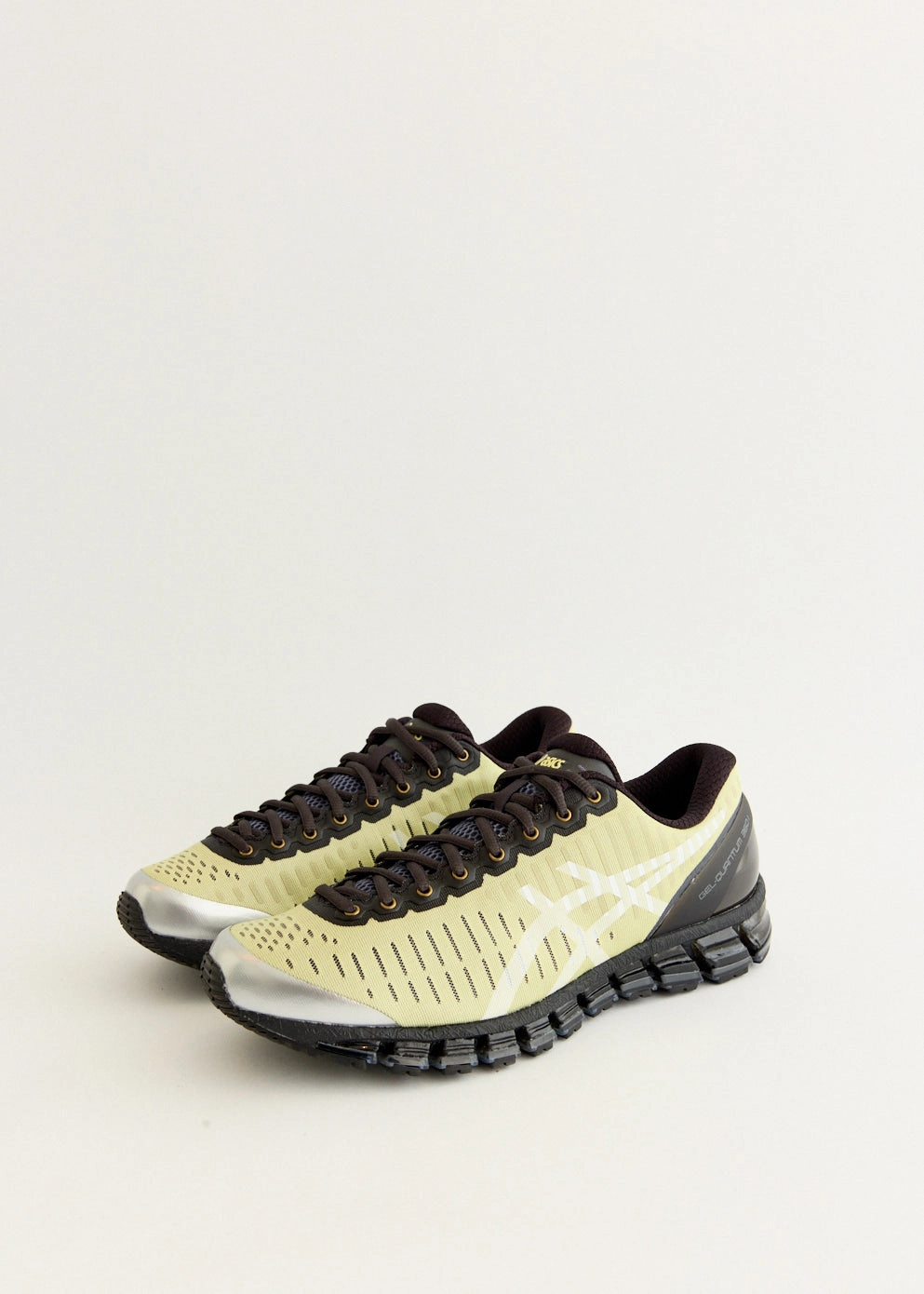 x Above The Clouds GEL-Quantum 360 I AMP 'Soft Yellow' Sneakers Trendy Mini Handbag For Parties