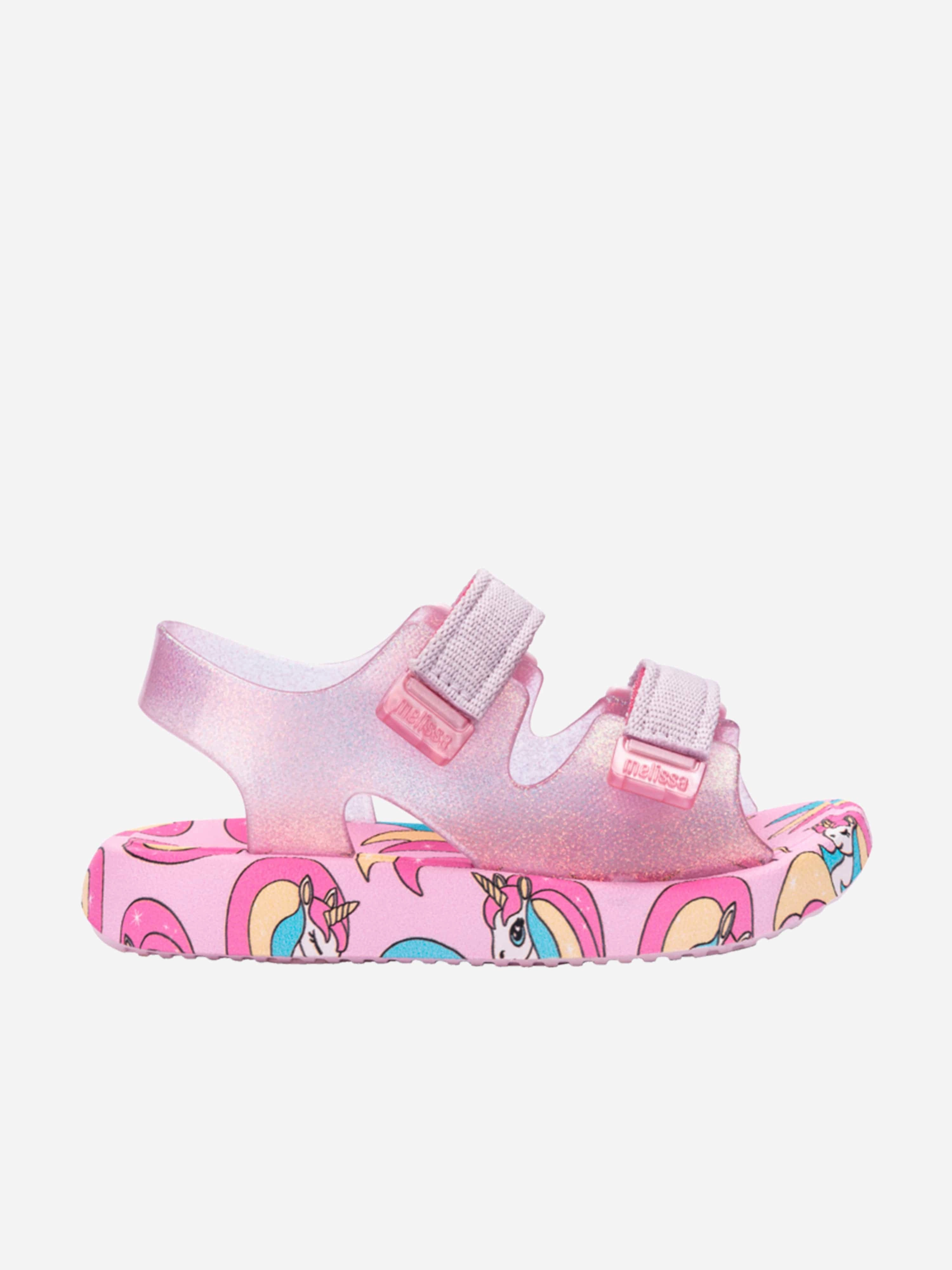 Buy What You Love Success-promoting discount Girls Mix Unicorn Sandals in Pink Fine Craftsmanship