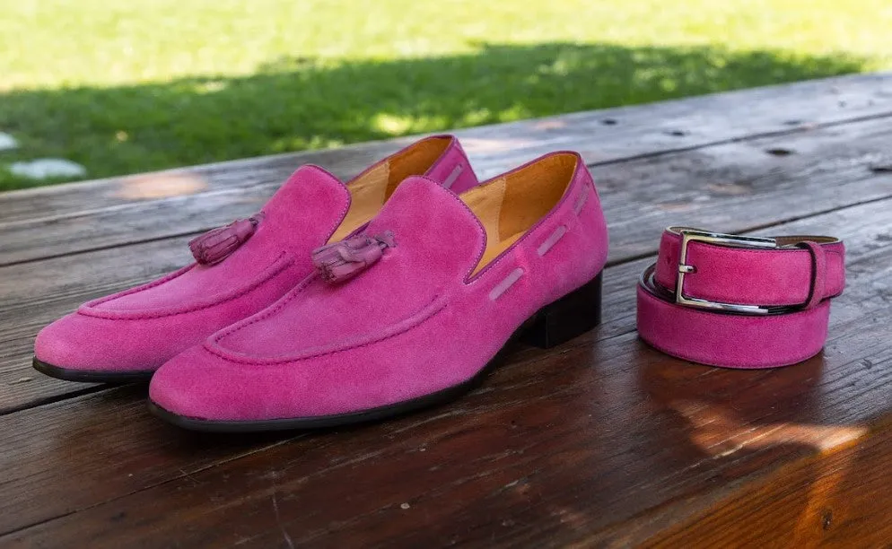 Suede Belt Blush