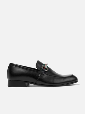 Versatile Everyday Style Summer discount Andanines Boys Leather Loafers in Black Cashback deal Be First In Line