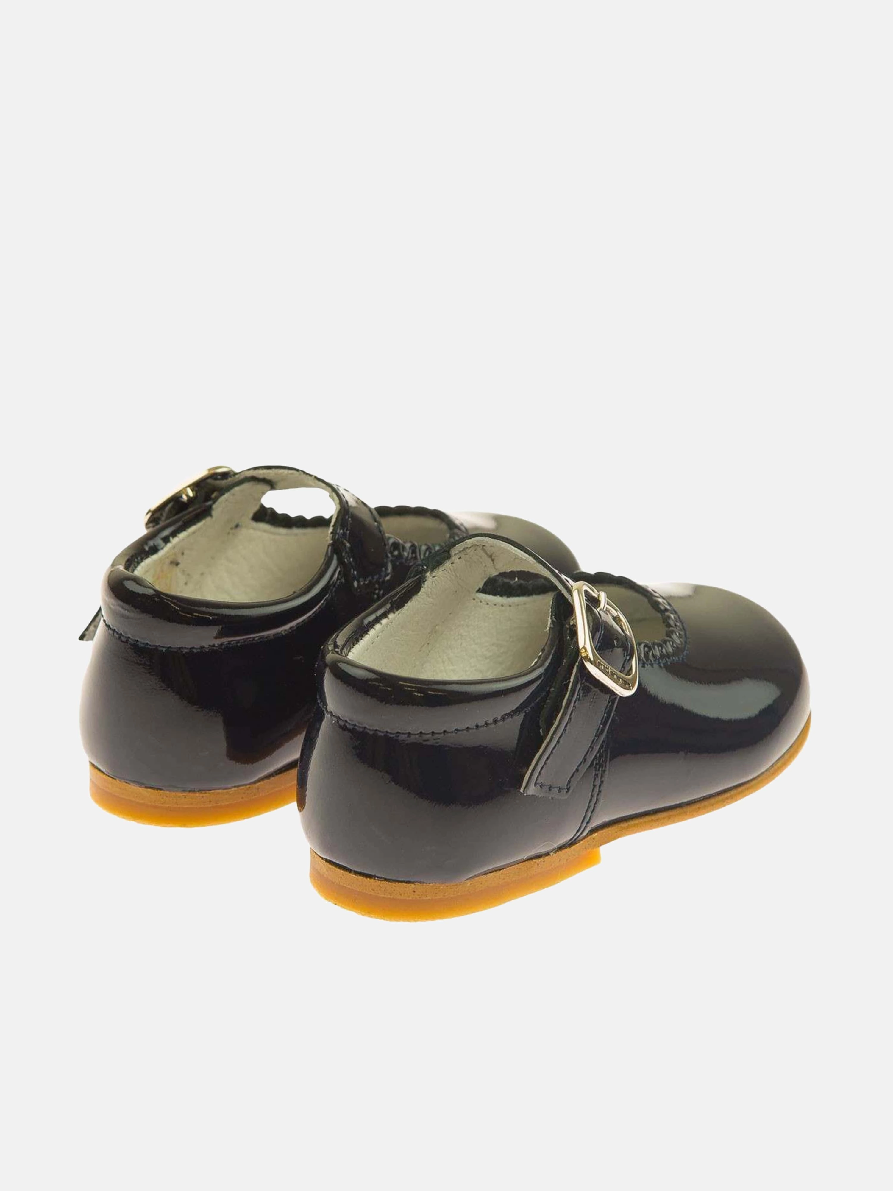 Timeless Look Andanines Girls Patent Leather Mary Jane Shoes Flexible Design