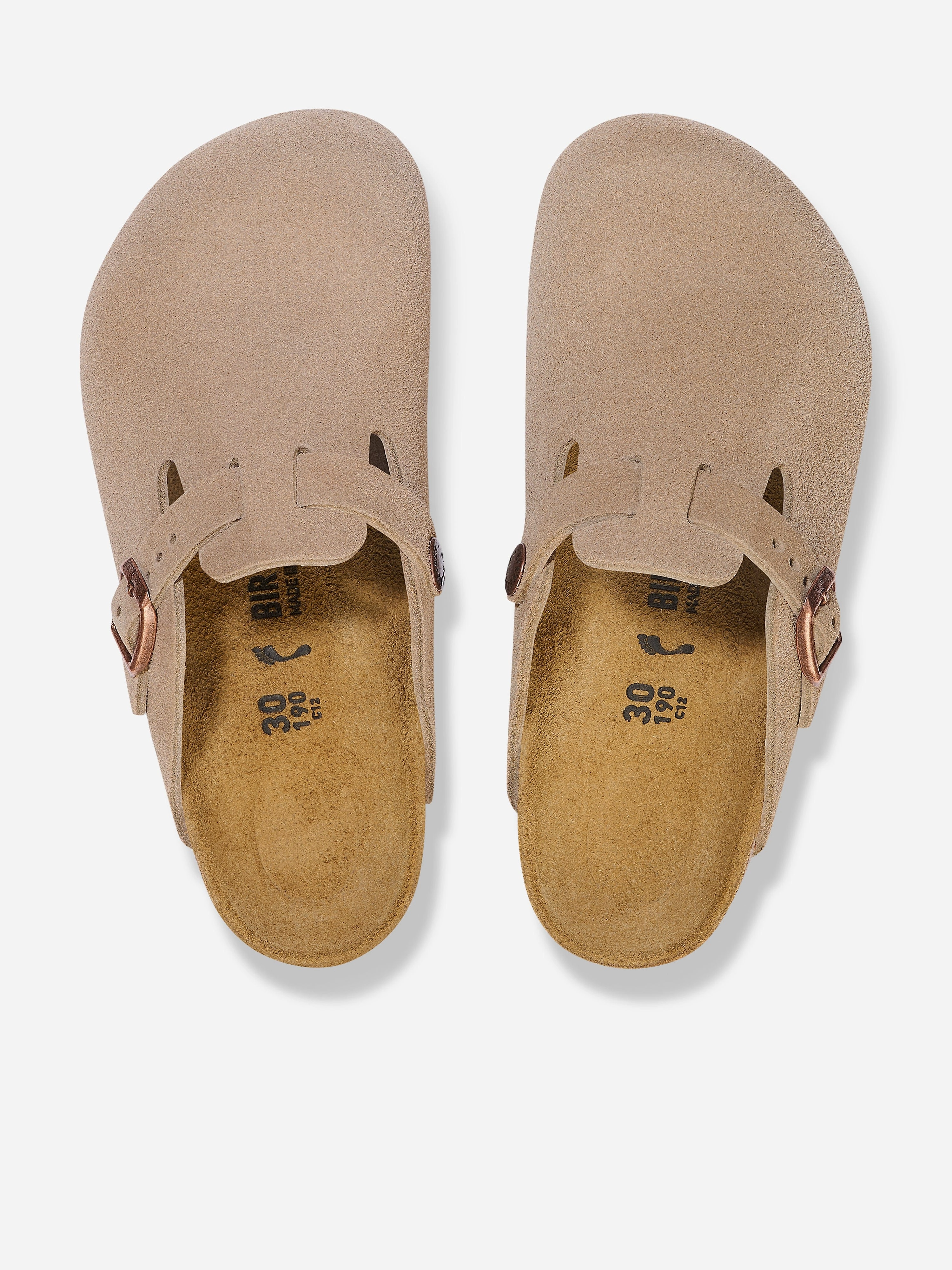 Smooth Finish, Organizer Insert BIRKENSTOCK Kids Boston Clog Sandals in Beige