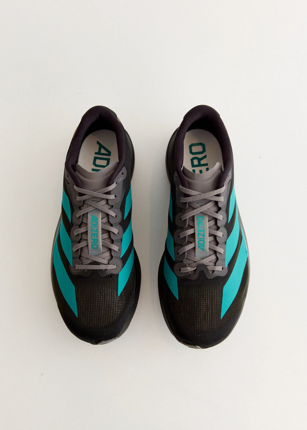 Smooth Finish Adizero Evo SL 'Black Pure Teal' Sneakers