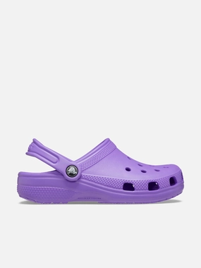 Metallic Silver Clutch Purse Tailored Fit Kids Classic Clog in Purple Easy-to-clean discount Magnetic Snap