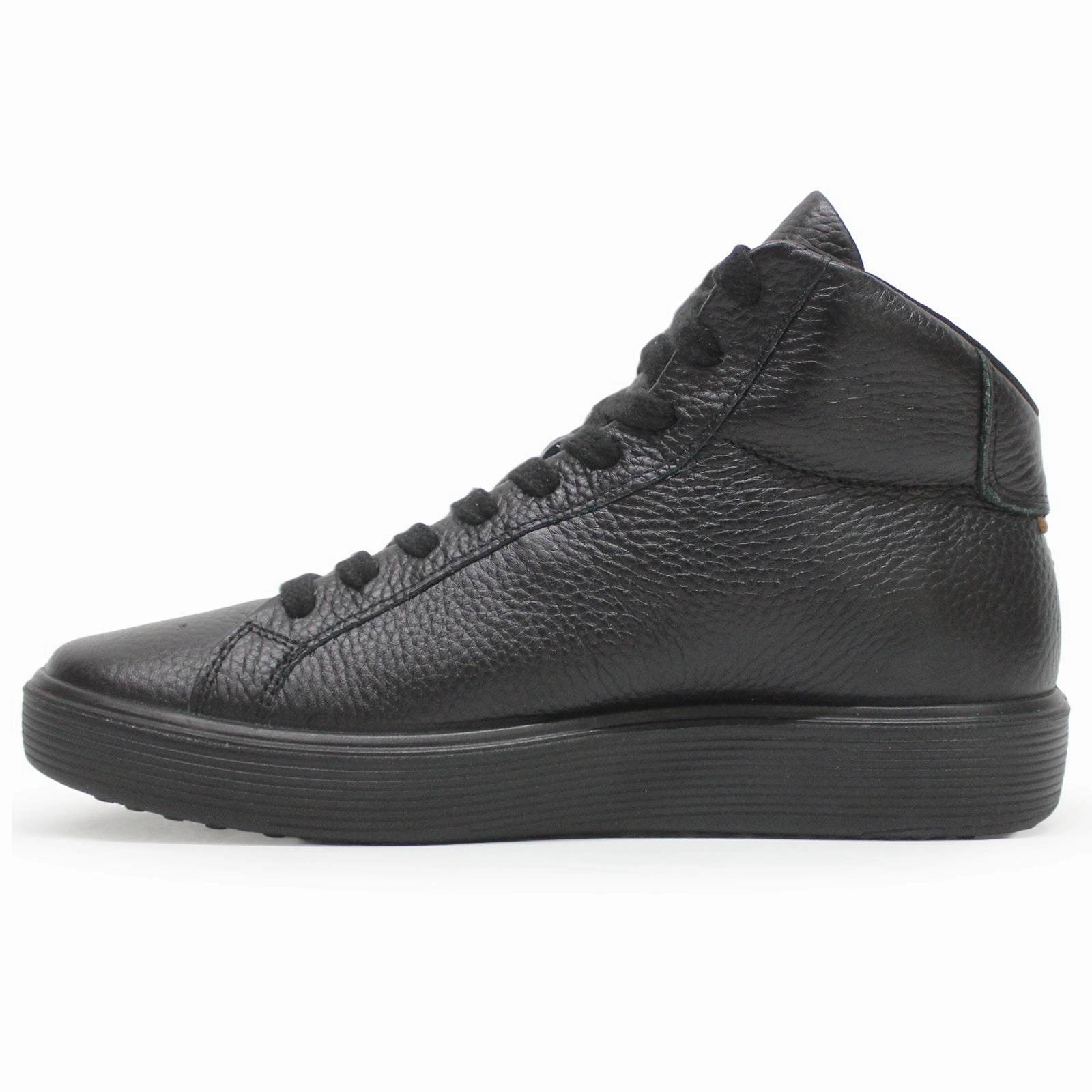 For Every Occasion, Soft And Breathable, Get It Today Ecco Soft 60 219223 Leather Women's High Top Black Trainers