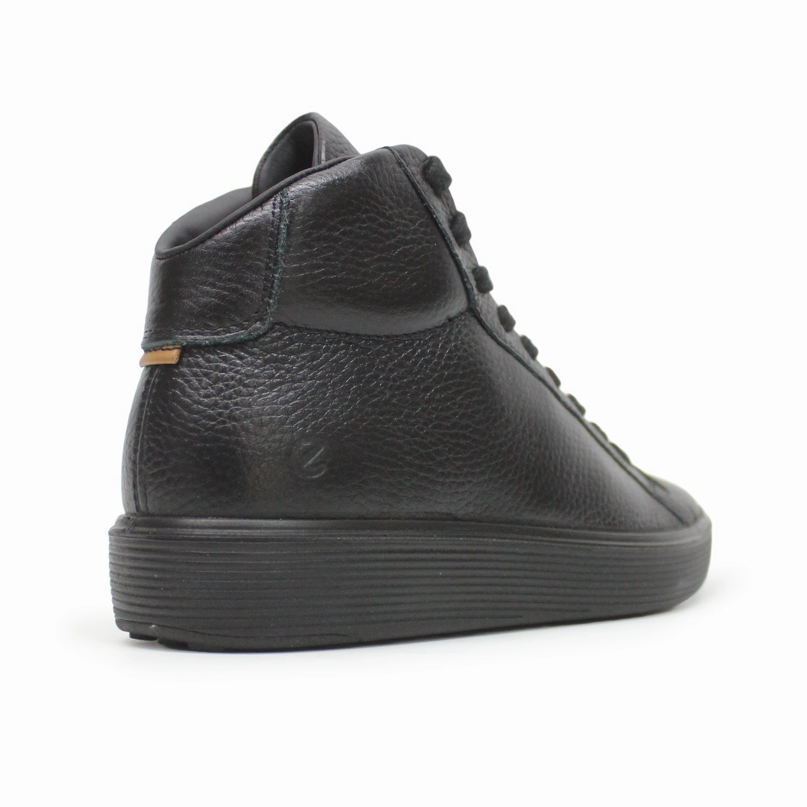Your Best Companion Ecco Soft 60 219223 Leather Women's High Top Black Trainers