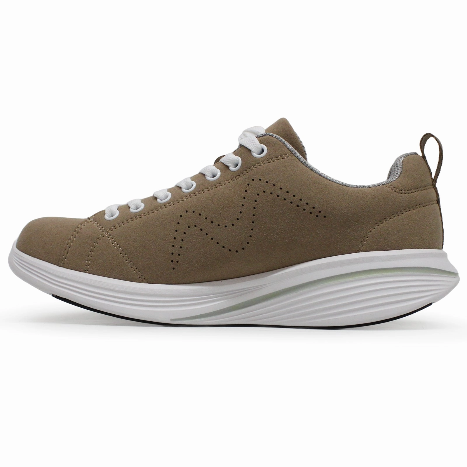Eco-Packaged MBT M1500 Suede Women's Comfort Brown Trainers Neoprene