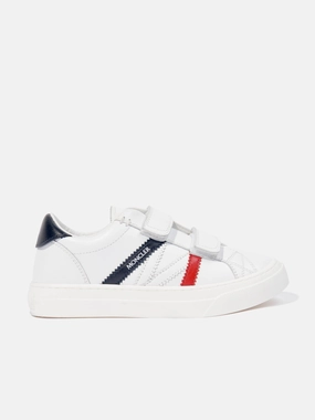 Tech Organizer Moncler Enfant Kids Petit Monaco Low Top Trainers in White Unrestricted discount Now Trending, For City Or Trail