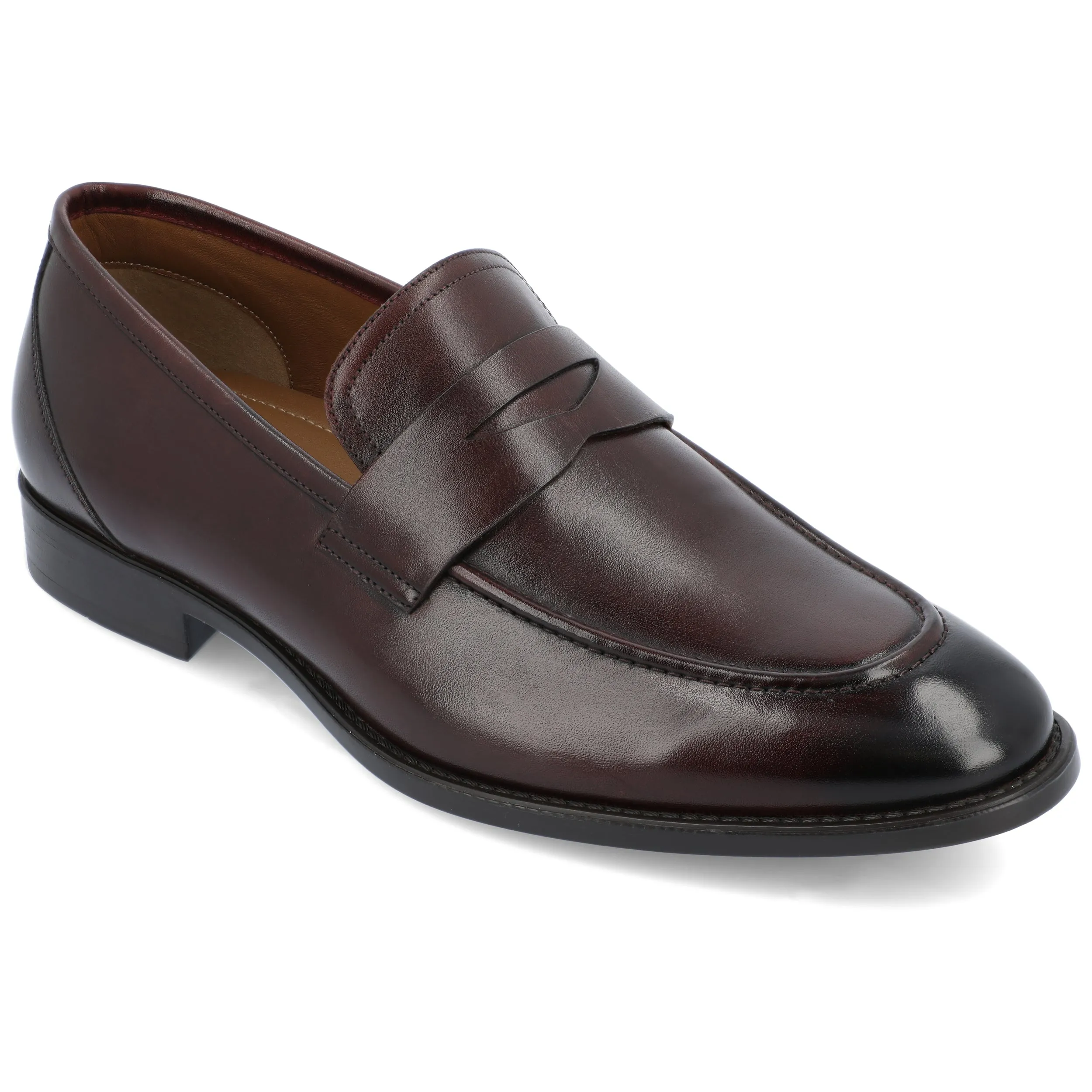 Thomas & Vine Bishop Wide Width Apron Toe Penny Loafer