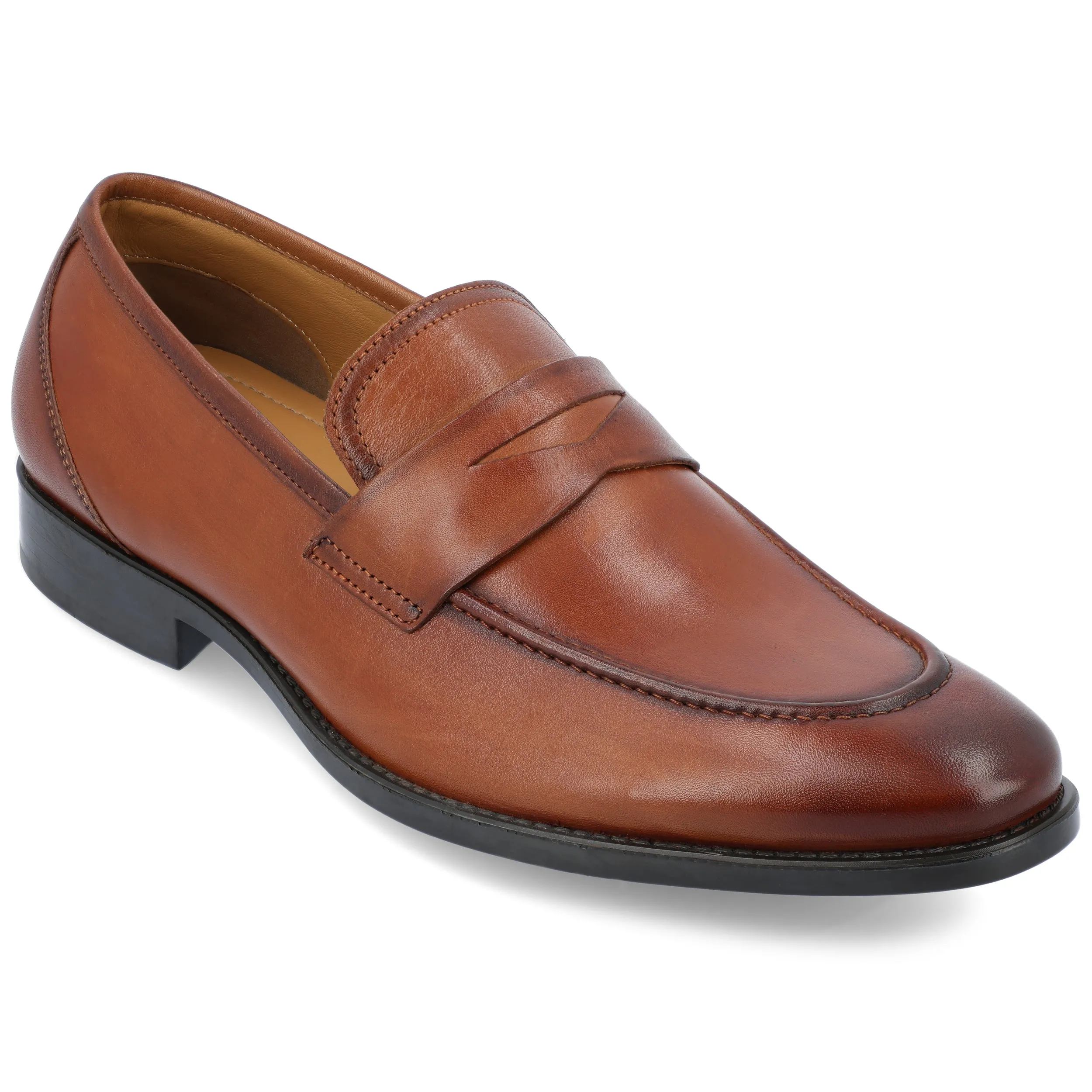 Thomas & Vine Bishop Wide Width Apron Toe Penny Loafer