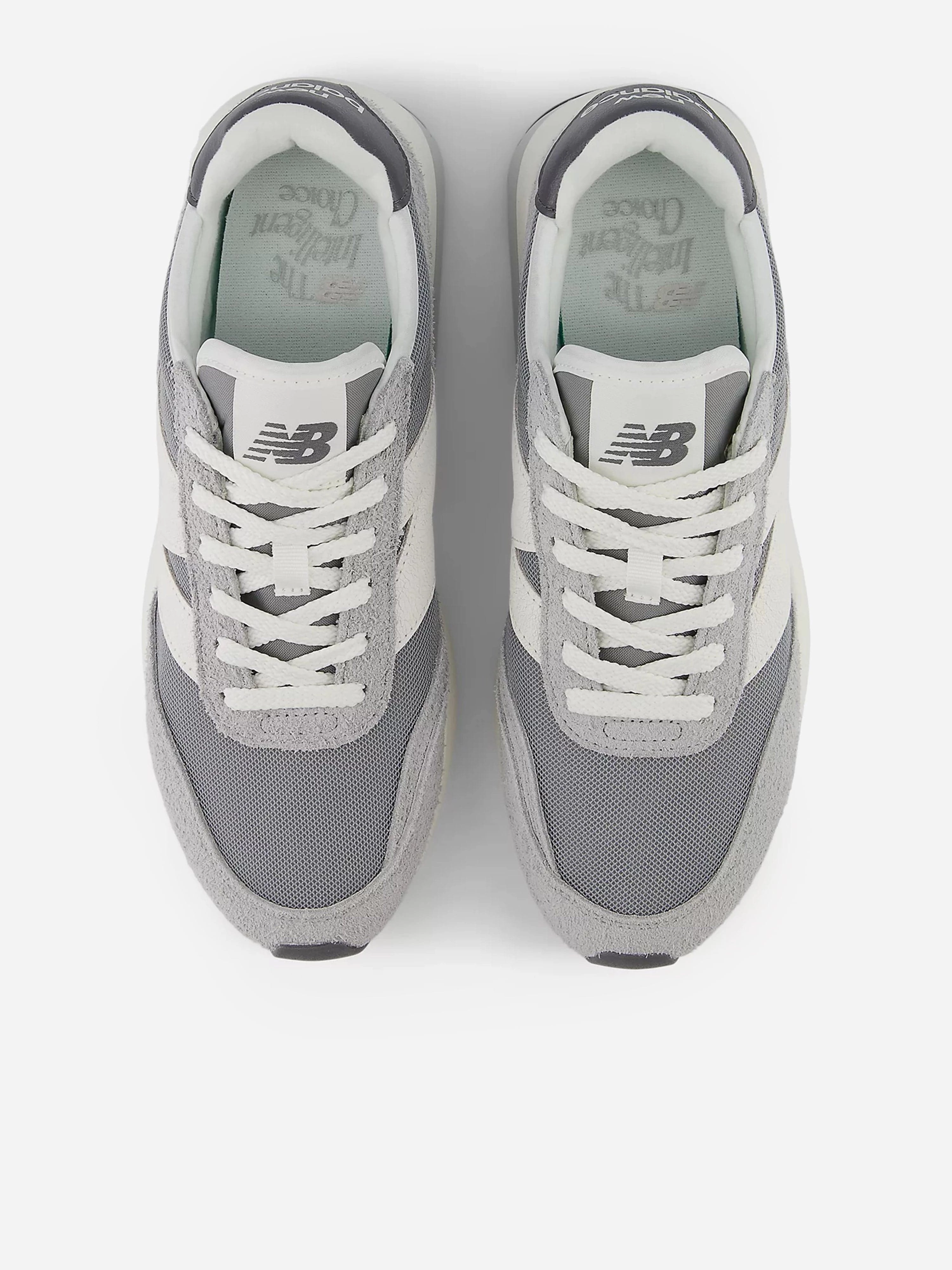 Kids 370 Trainers in Grey Bold And Unique, Leather