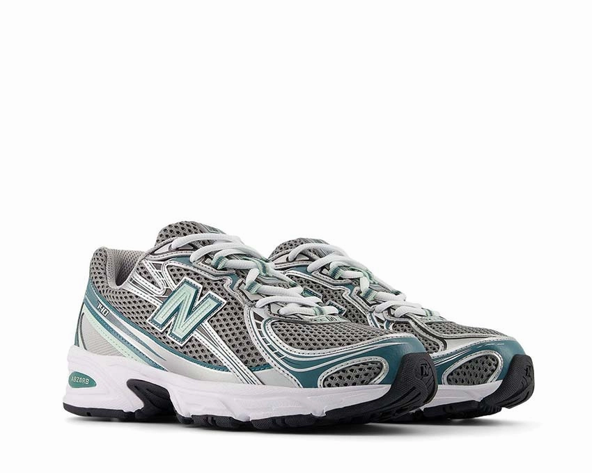 Clutch With Magnetic Snap Closure New Balance 740 "Metallic Green"