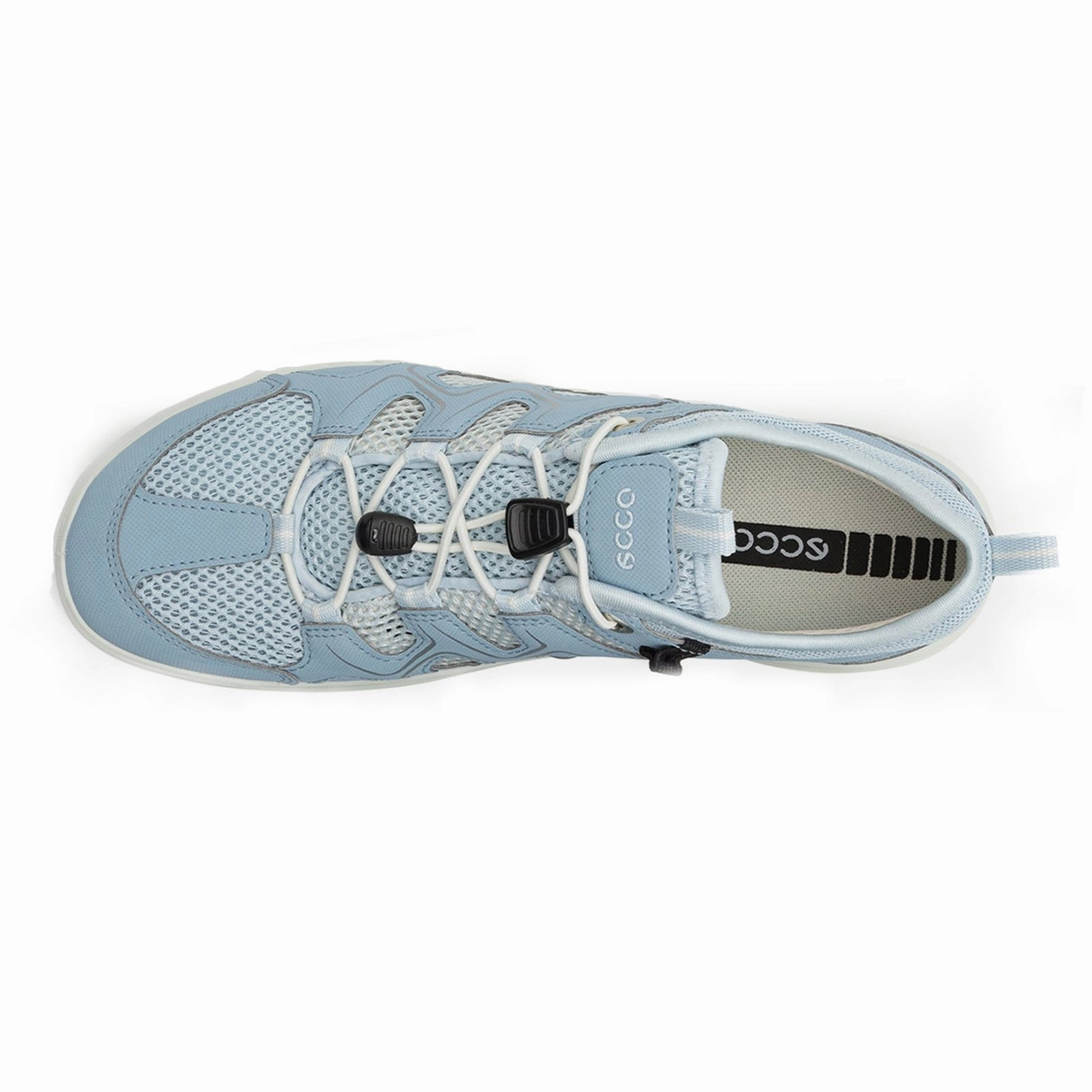 Convertible Shoulder Bag For Daily Use Ecco Terracruise LT 825773 Textile Synthetic Women's Slip On Dusty Blue Air Trainers