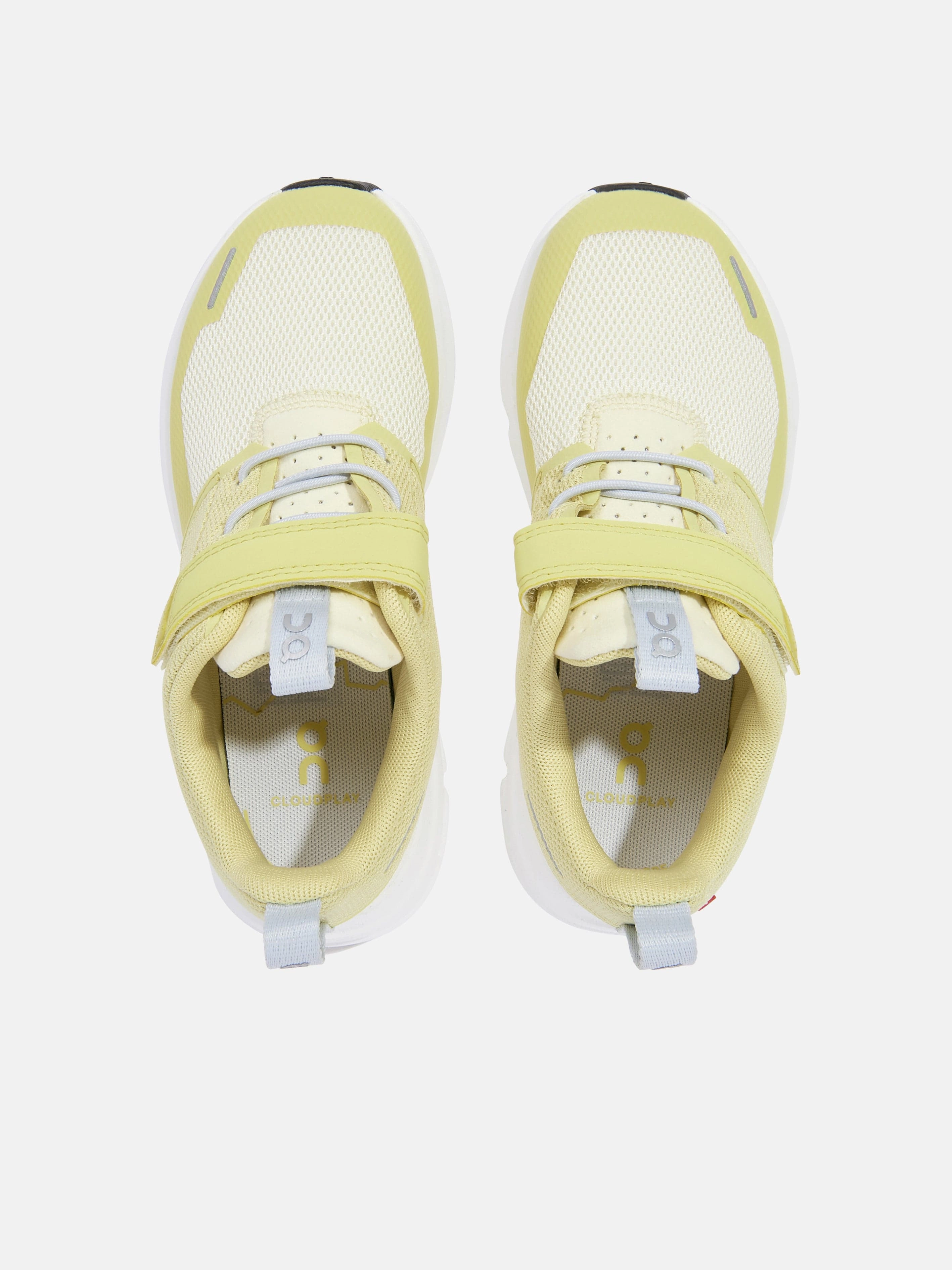 Girls Cloud Play Trainers in Yellow Perfect For All Seasons, Satin