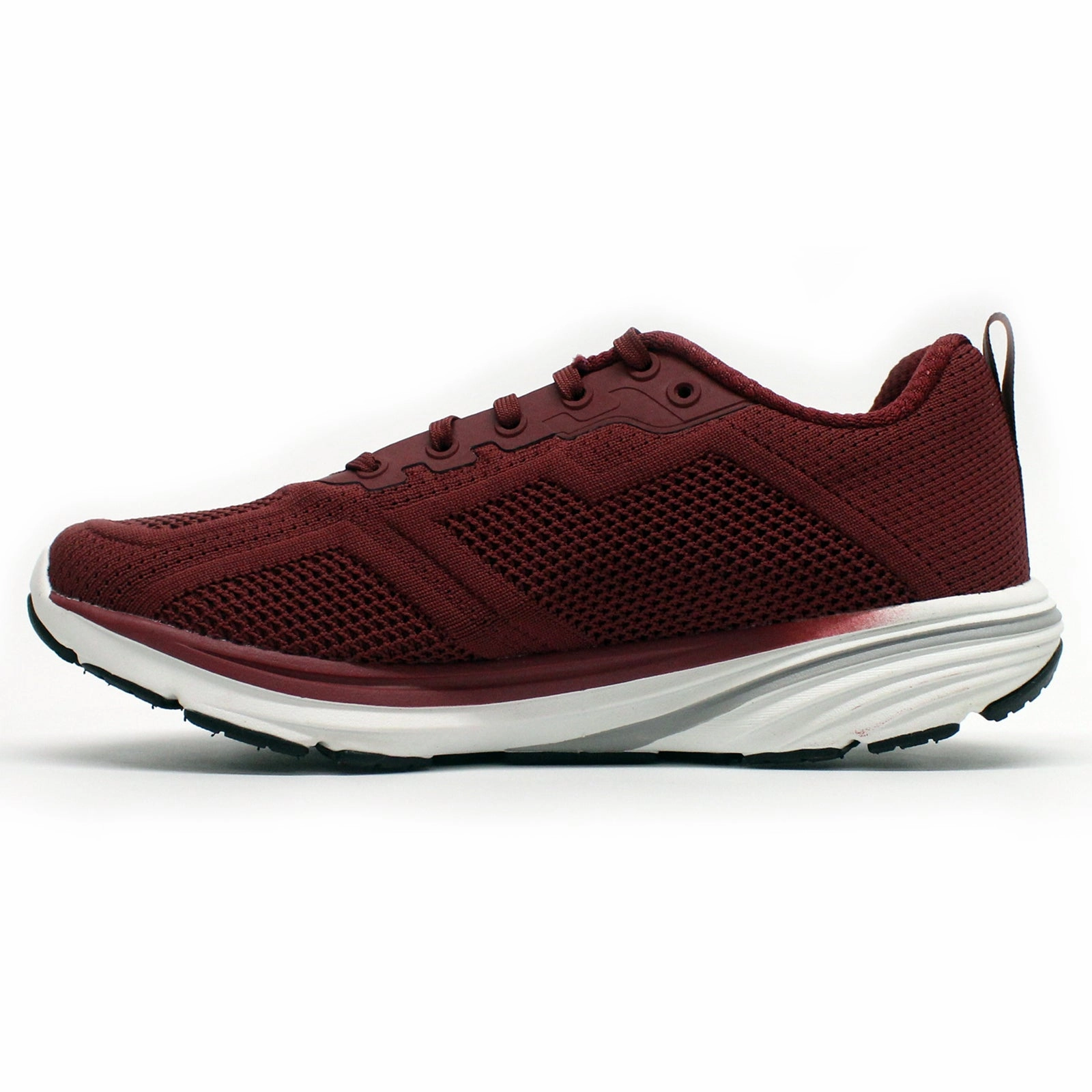 From Desk To Dinner MBT Wave III Textile Synthetic Women's Low Top Burgundy Trainers Superior Materials