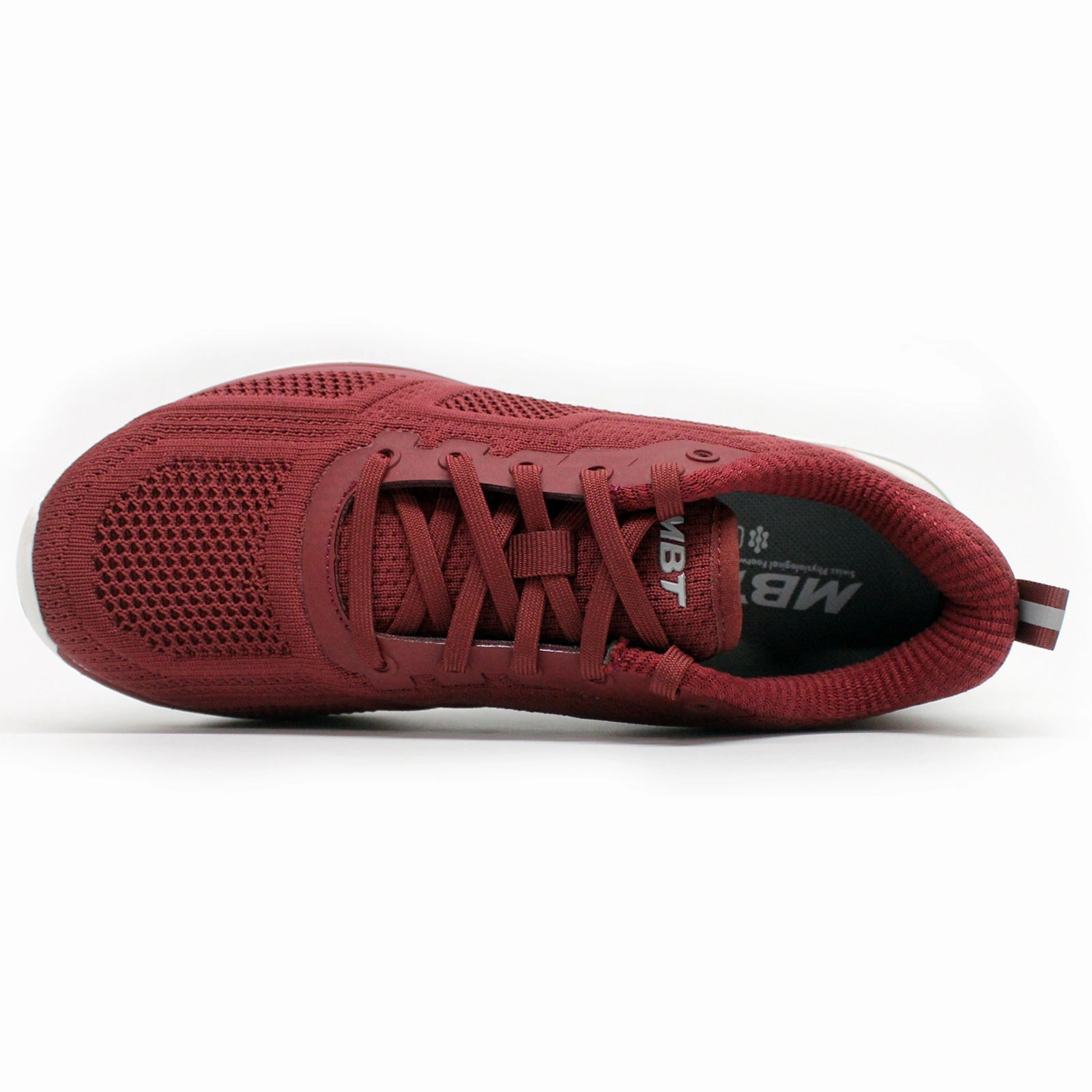 Luxury Feel, Large Duffel Bag For Weekend Trips MBT Wave III Textile Synthetic Women's Low Top Burgundy Trainers