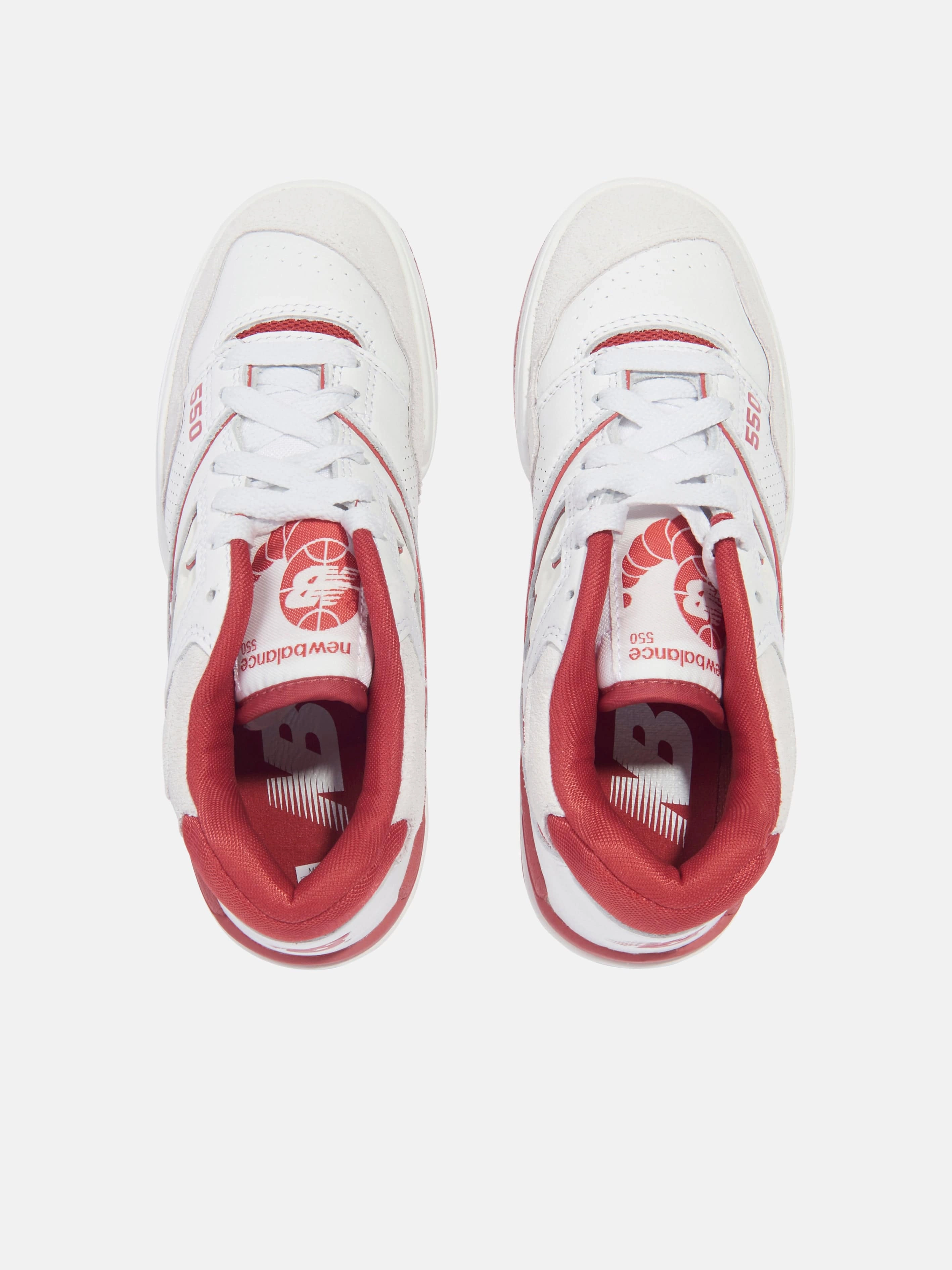 New Balance Kids 550 Logo Trainers in White Side Pocket, Shop Now, Outfit For The Weekend