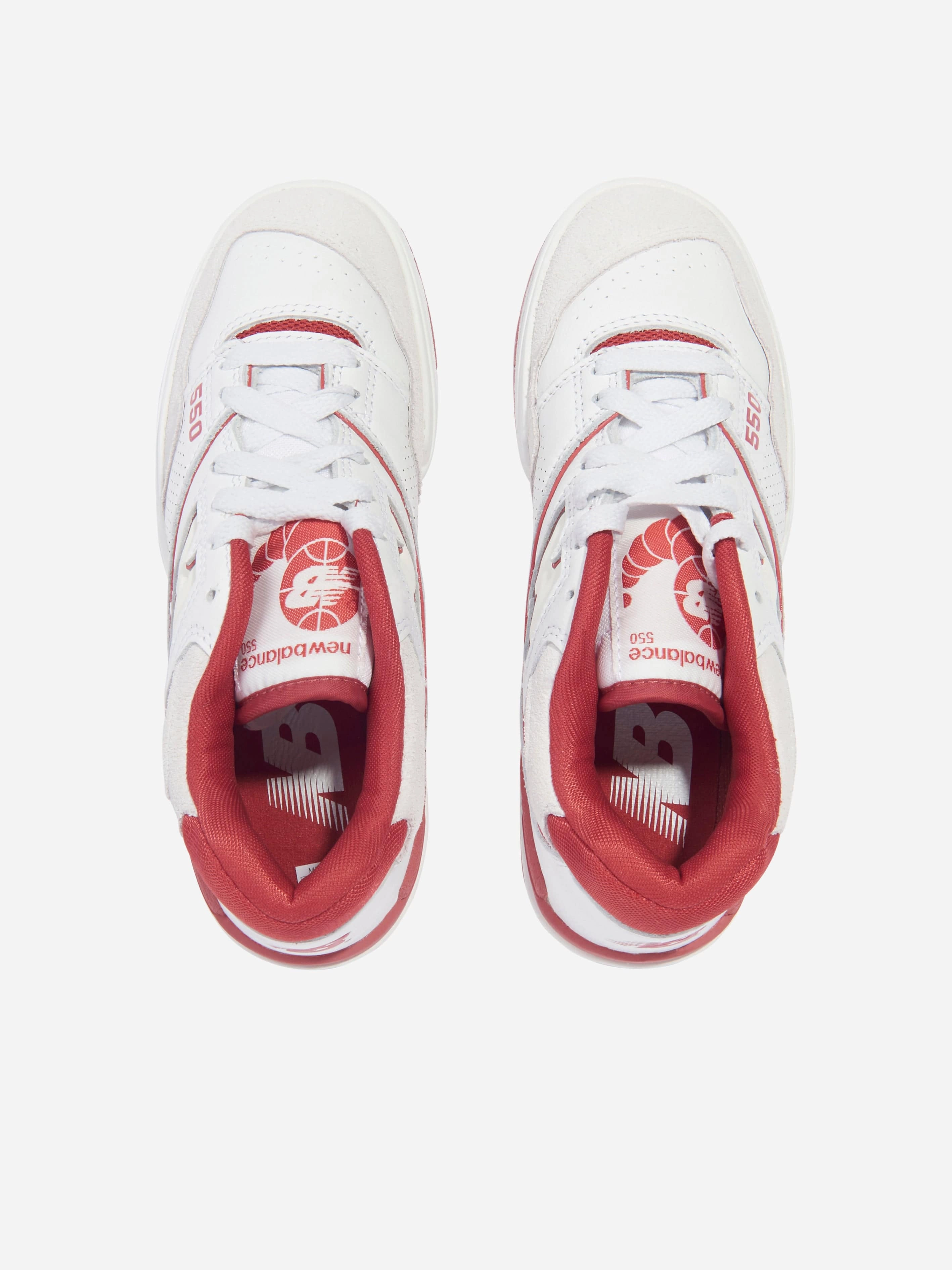 Explore The Collection New Balance Kids 550 Logo Trainers in White