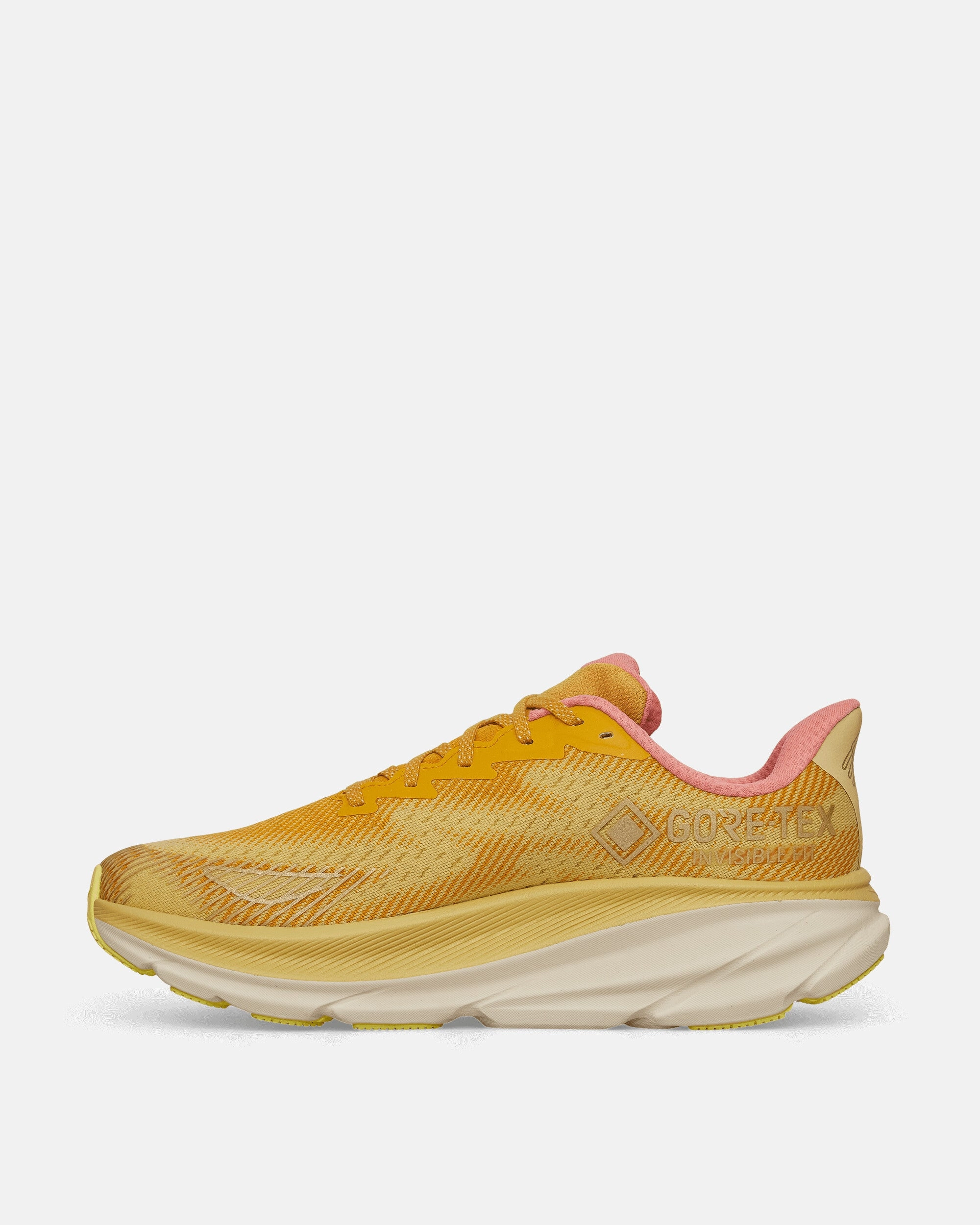 Stealth/Tech Clifton 9 GORE-TEX Sneakers Varsity Yellow / Vanilla Classic Aesthetic, Your Daily Essential, Woven