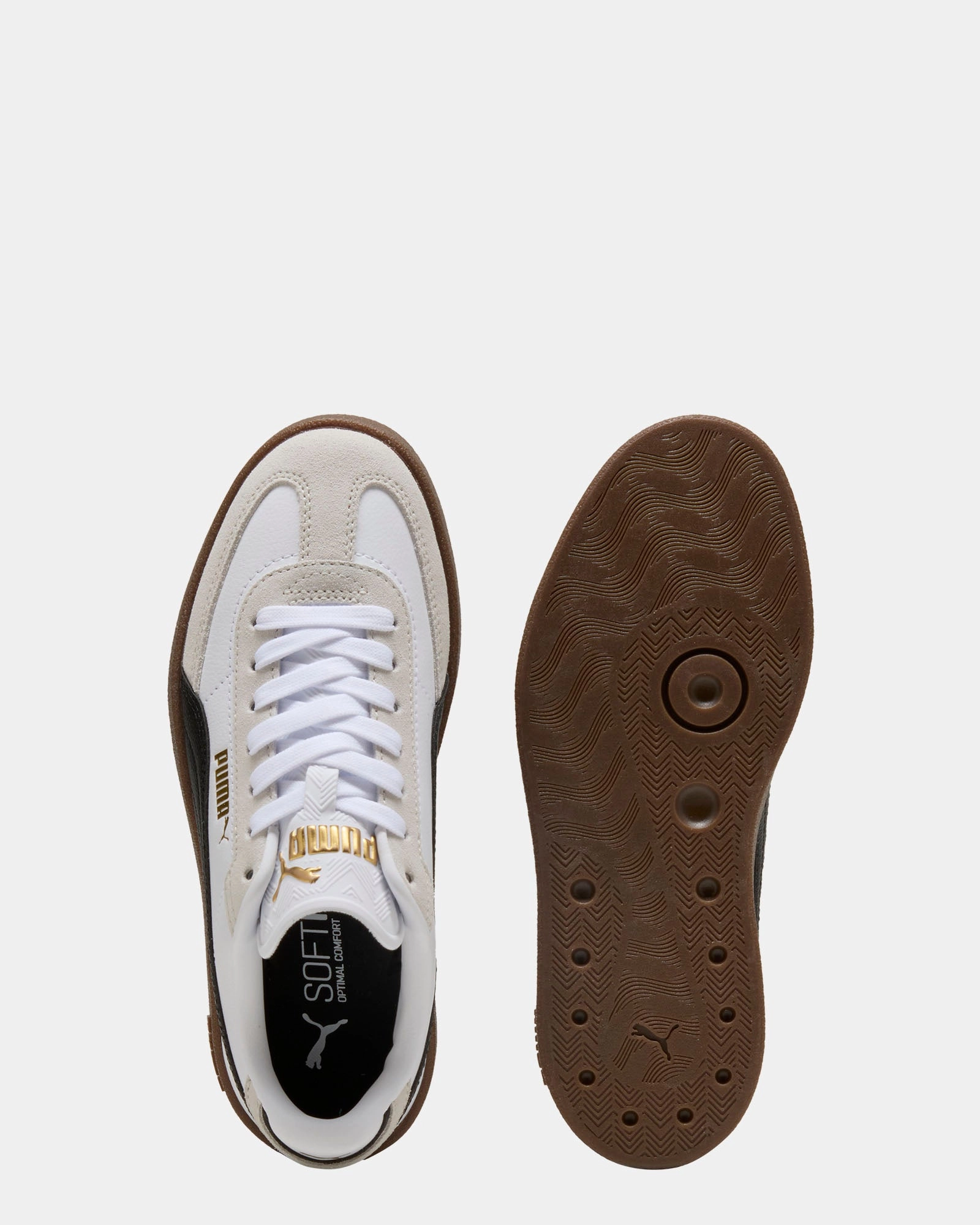 Designed For Movement Puma Club Ii Era Jnr White/Black Soft Touch Feel