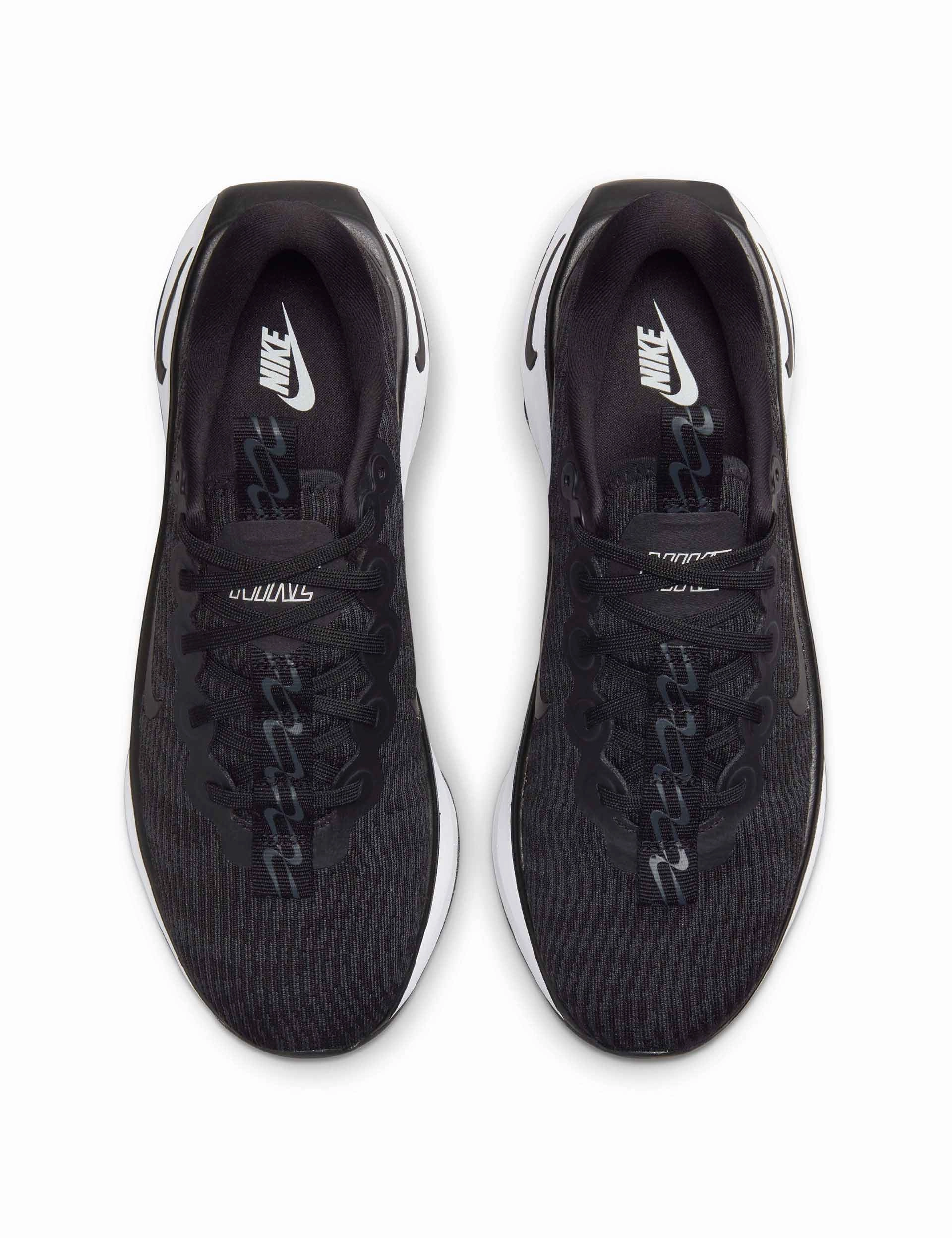 Top Zipper Motiva Shoes - Black/Anthracite/White All-In-One Design