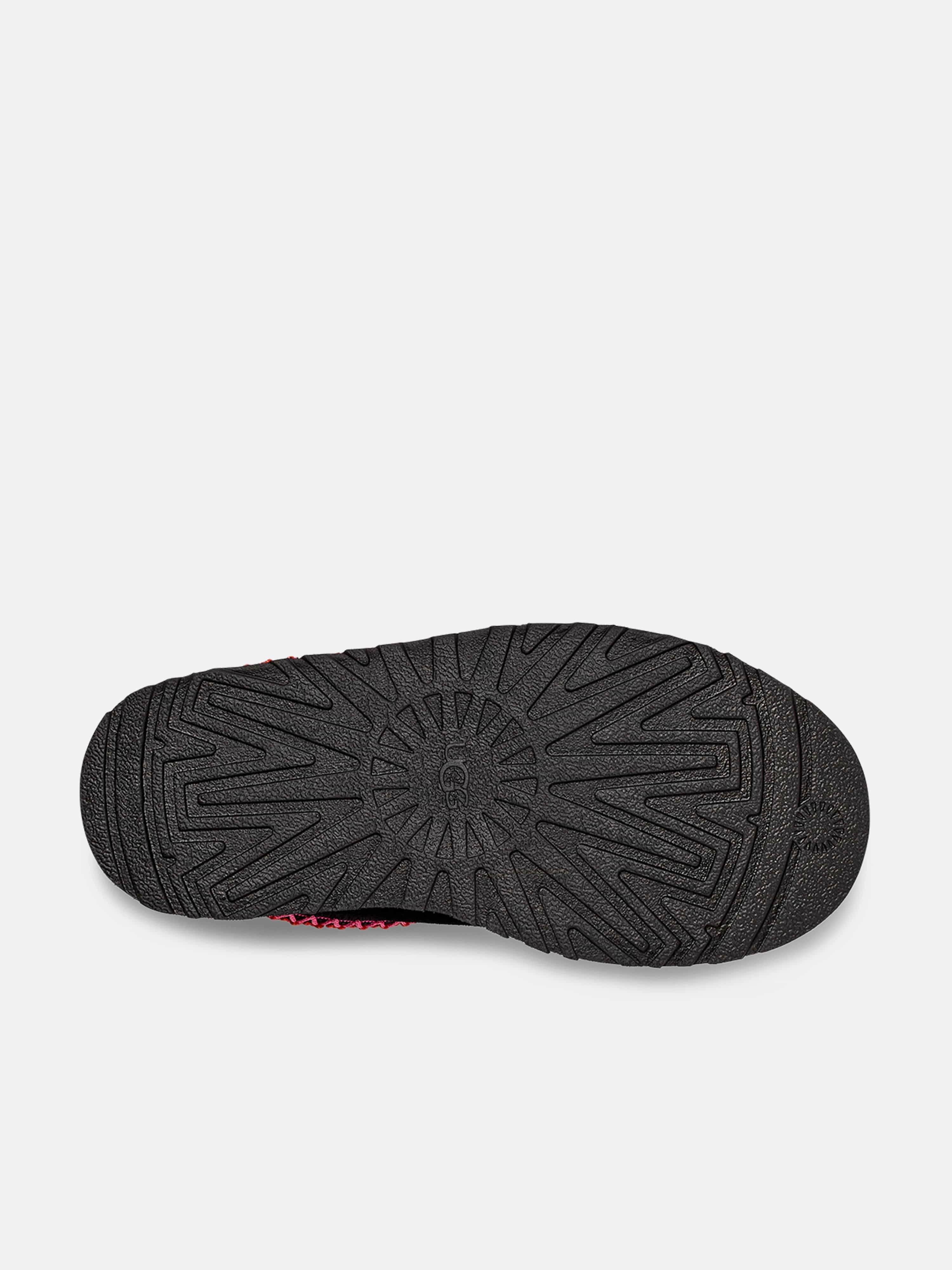 Vegan Leather, The Smart Buy UGG Kids Tazz Slippers in Black