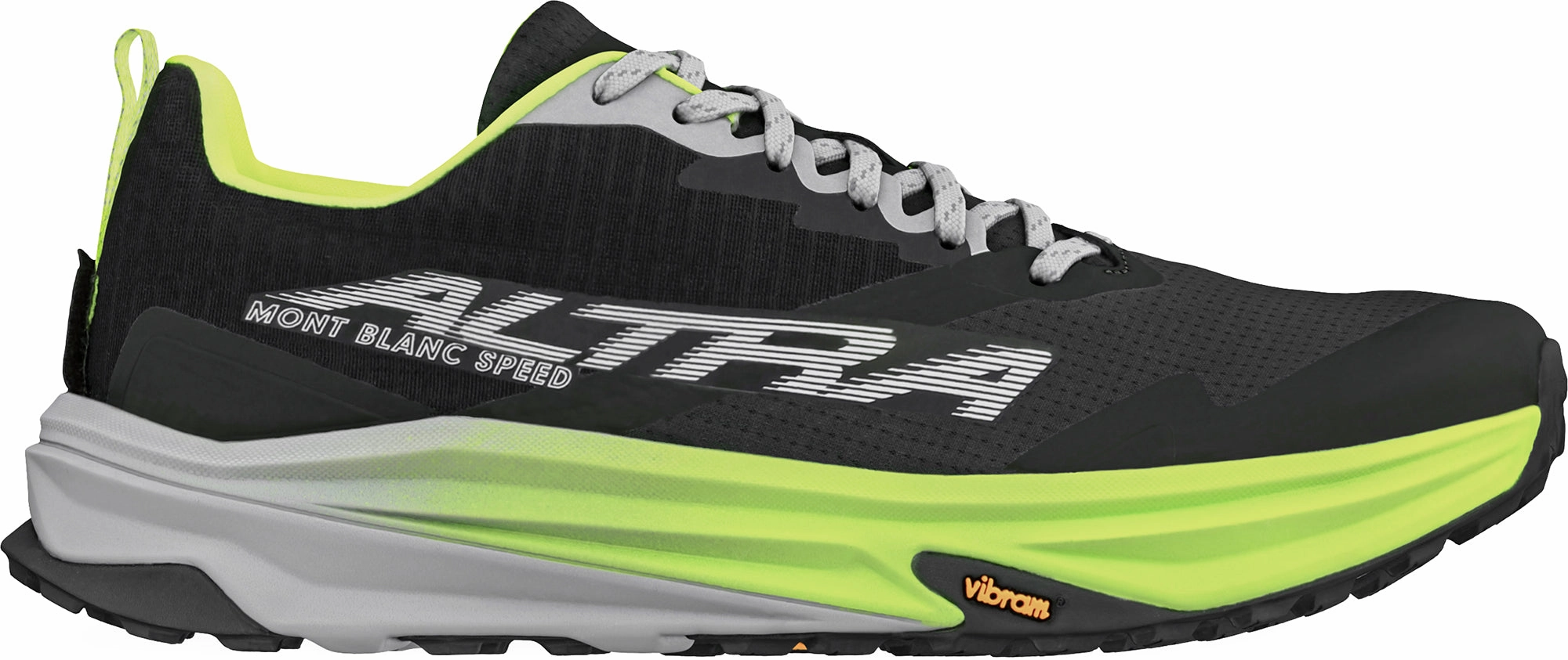 Try Now First Altra Mont Blanc Speed Mens Trail Running Shoes - Black Faux Leather Best Deal Online, Claim Your Style, Croc-Embossed