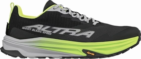 Try Now First Altra Mont Blanc Speed Mens Trail Running Shoes - Black Faux Leather Best Deal Online, Claim Your Style, Croc-Embossed