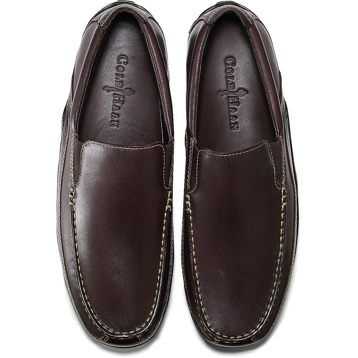 Tucker Venetian Mens Leather Slip On Loafers