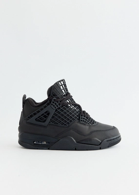 Sustainable Ultimate Enjoyment Women's Air Jordan 4 Net 'Black' Sneakers Replacement offer Bucket Bag For Summer Outings
