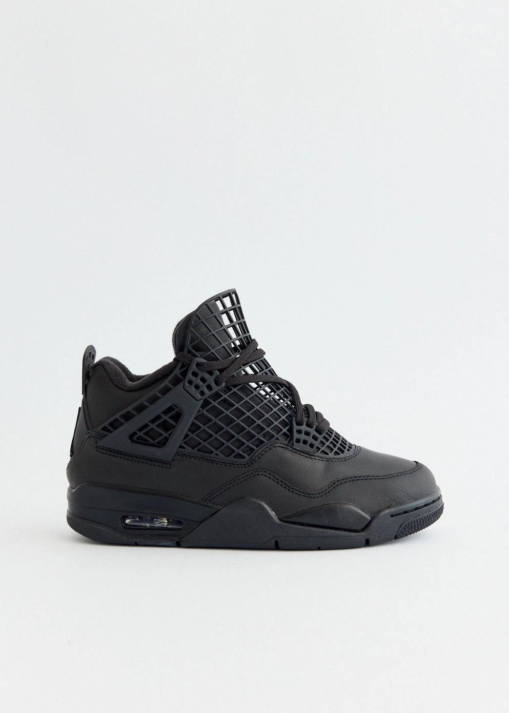 Sustainable Ultimate Enjoyment Women's Air Jordan 4 Net 'Black' Sneakers Replacement offer Bucket Bag For Summer Outings